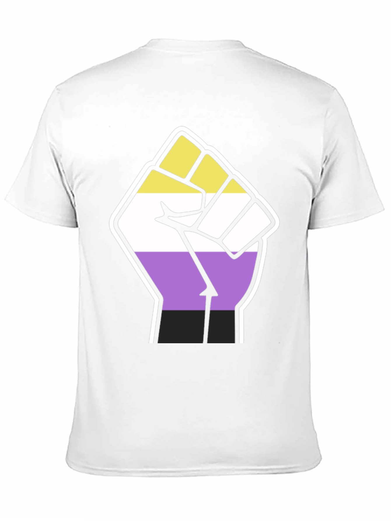 Non-Binary Pride Fist T-Shirt