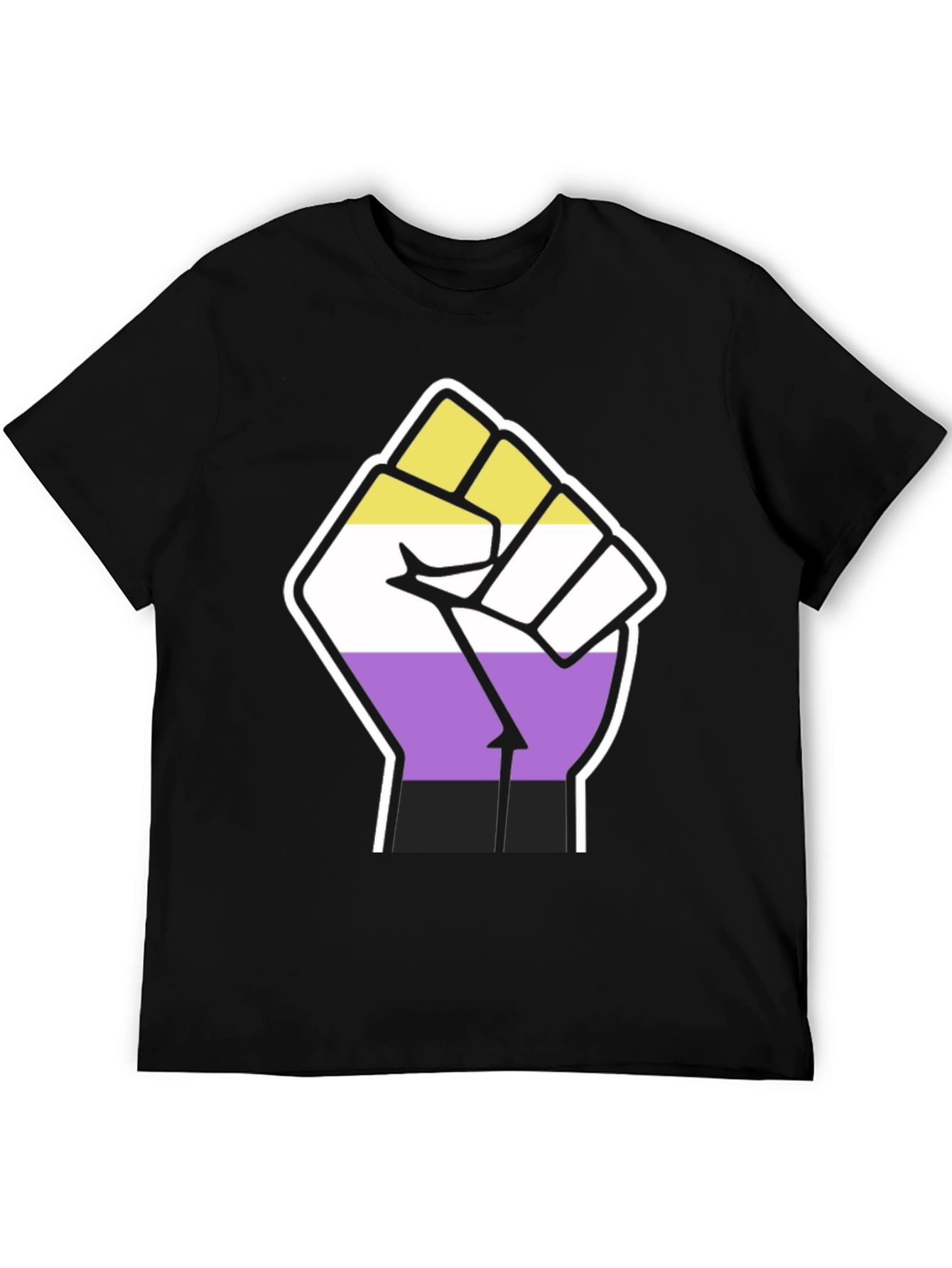 Non-Binary Pride Fist T-Shirt