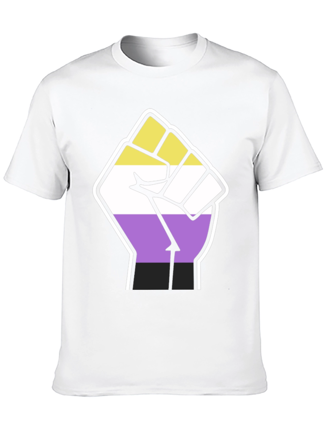 Non-Binary Pride Fist T-Shirt