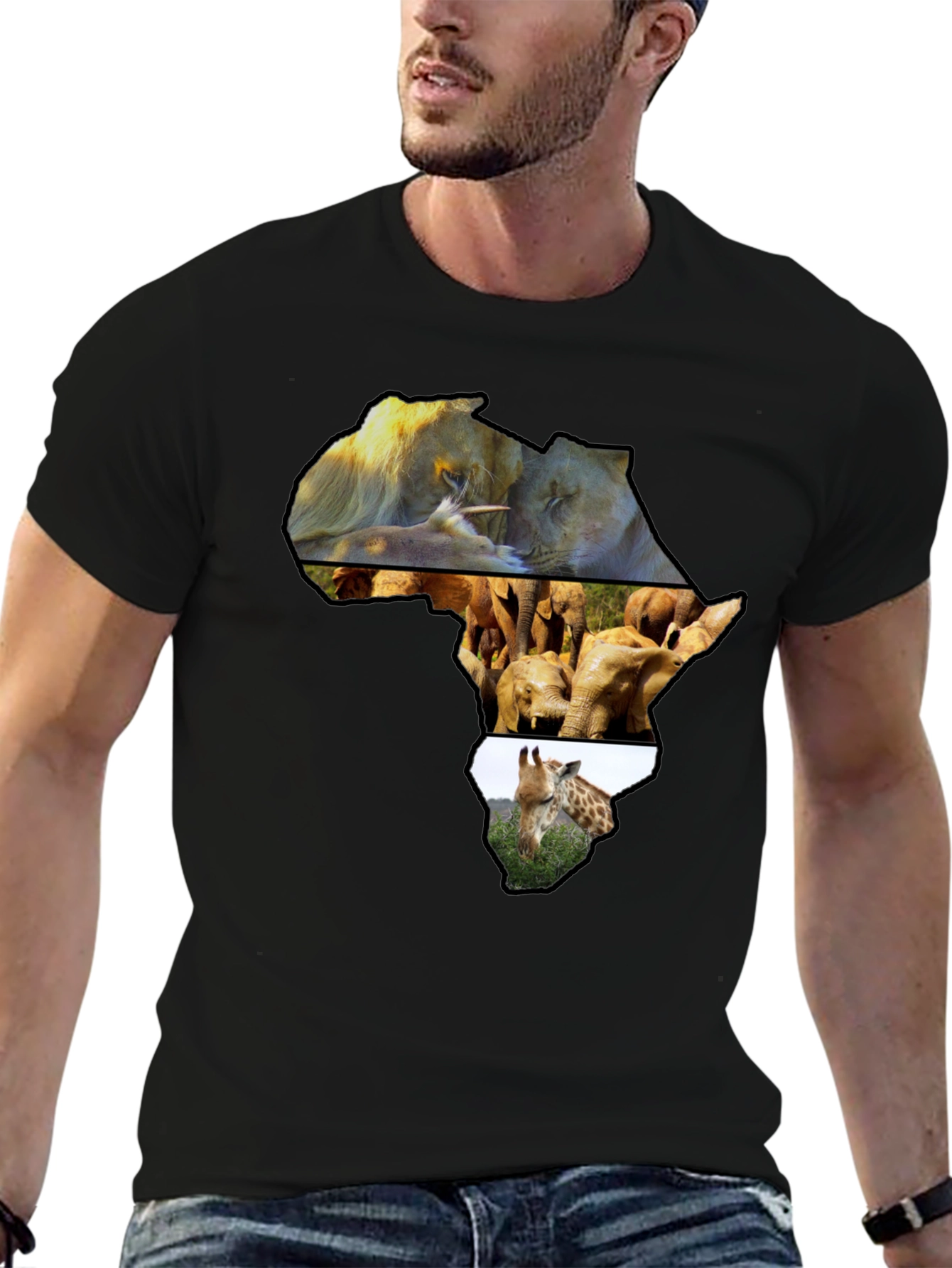 Africa Animals Graphic Tee - Unisex Crew Neck