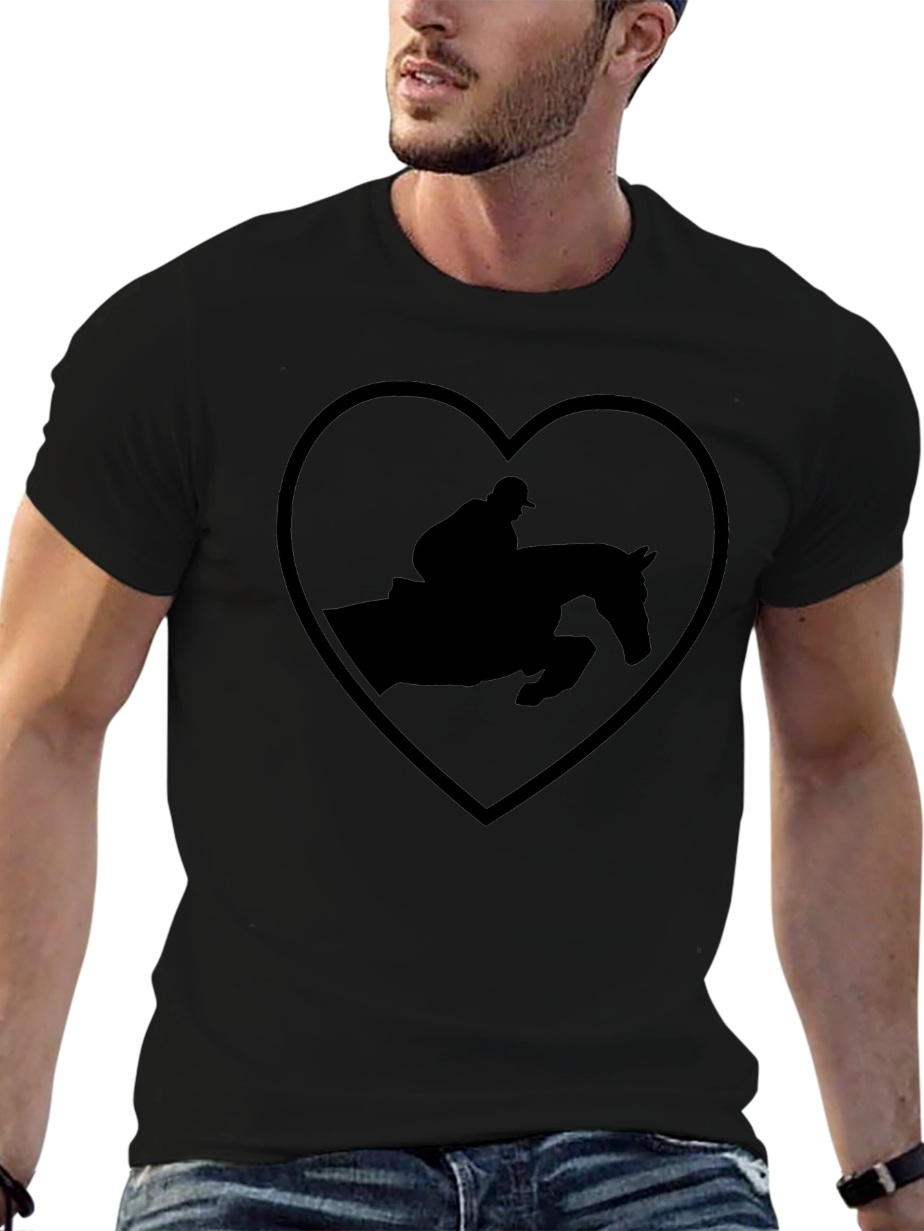 Equestrian Heart T-Shirt - Horse Lover Tee