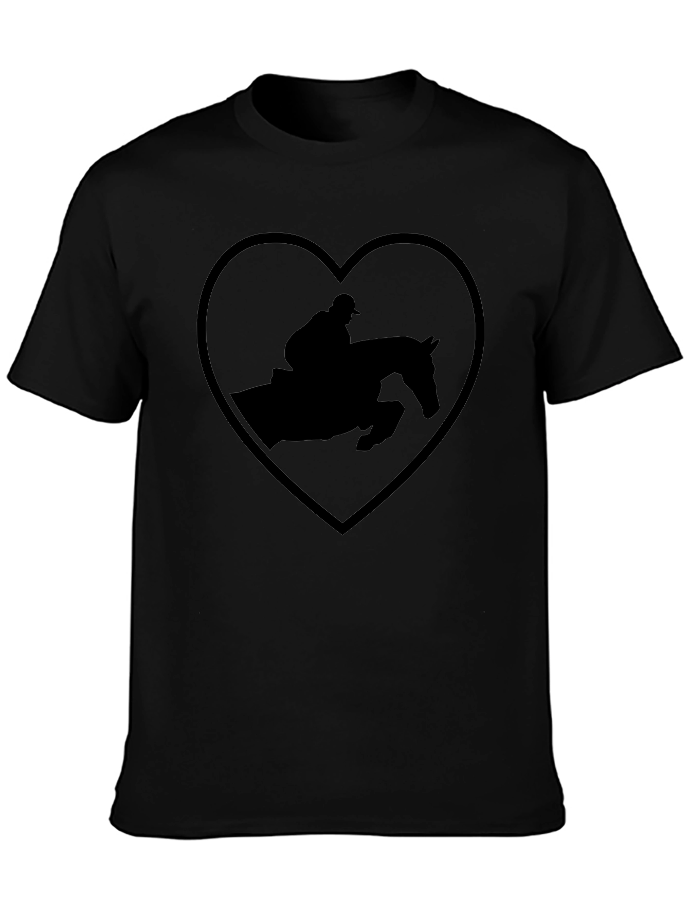 Equestrian Heart T-Shirt - Horse Lover Tee