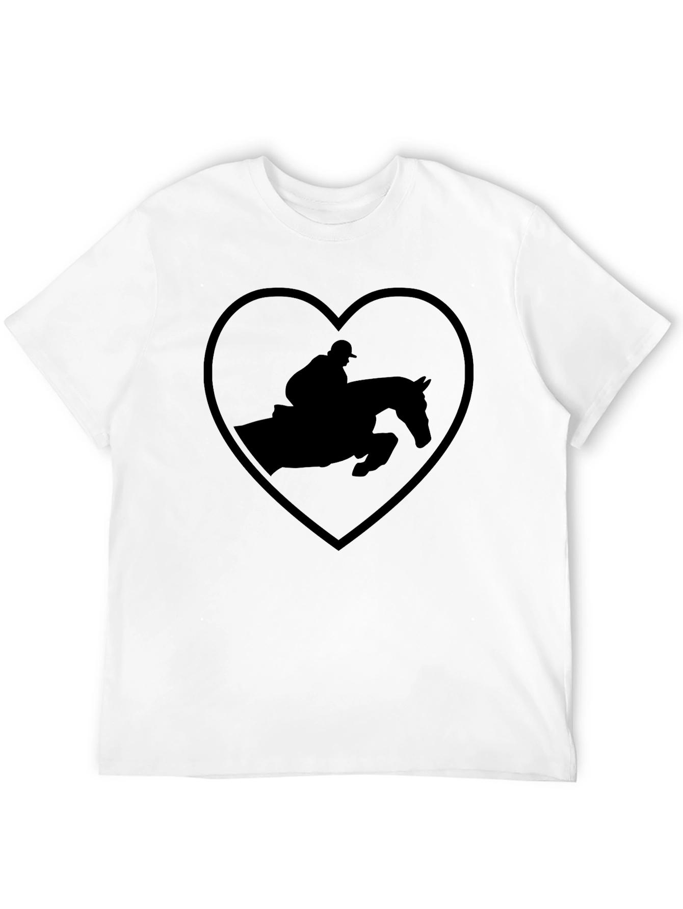 Equestrian Heart T-Shirt - Horse Lover Tee