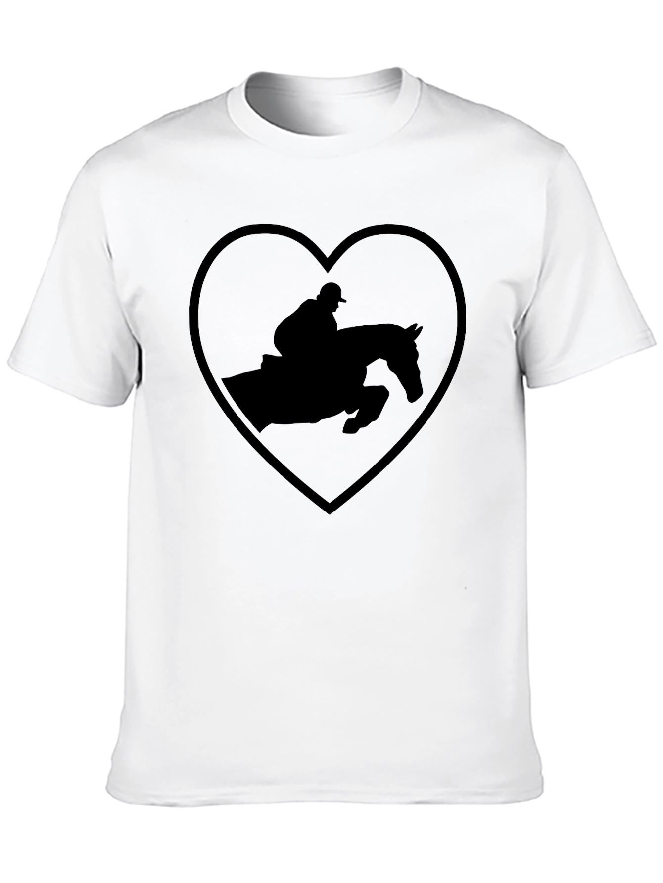 Equestrian Heart T-Shirt - Horse Lover Tee