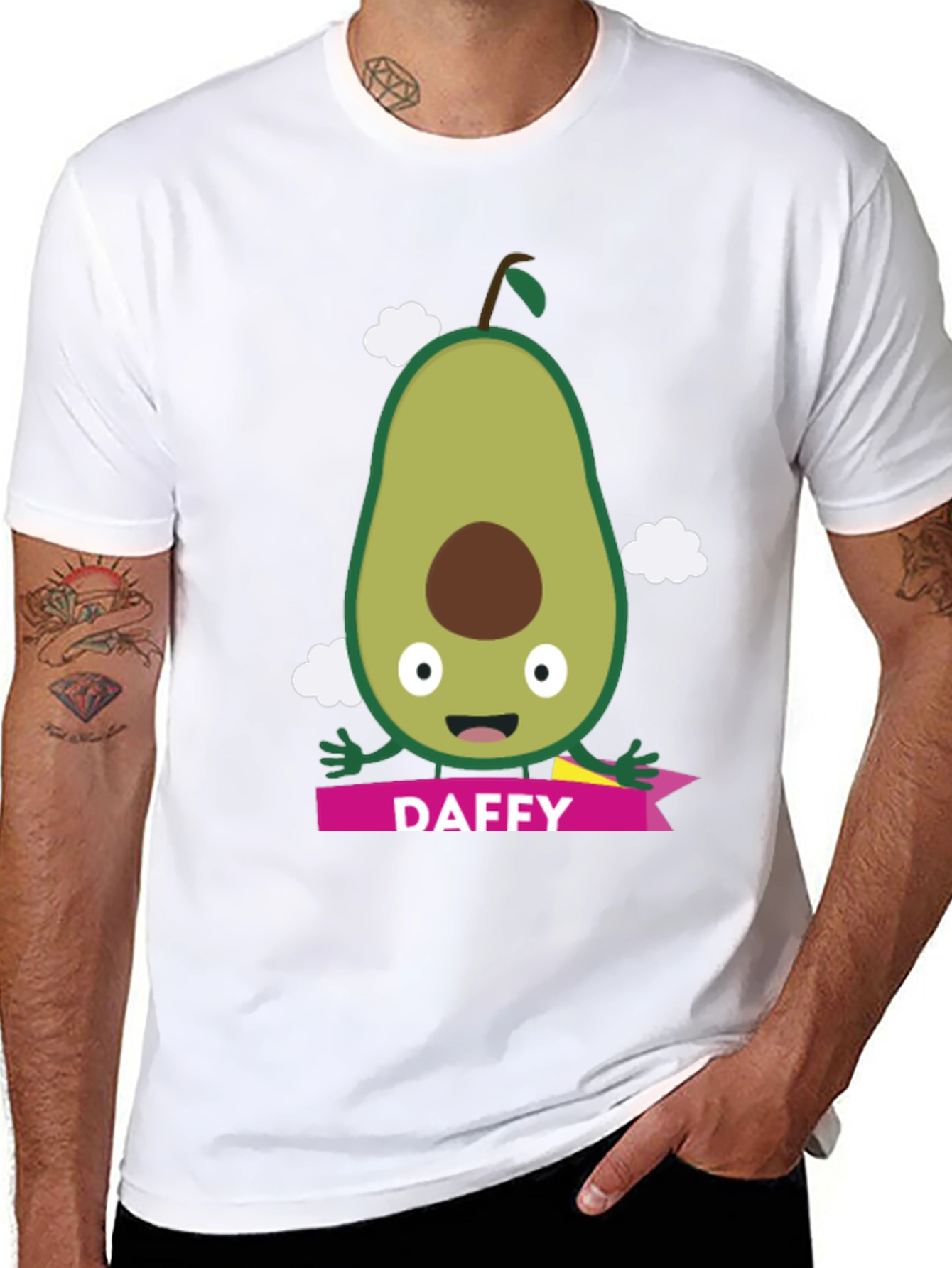 Funny Avocado Cartoon T-Shirt