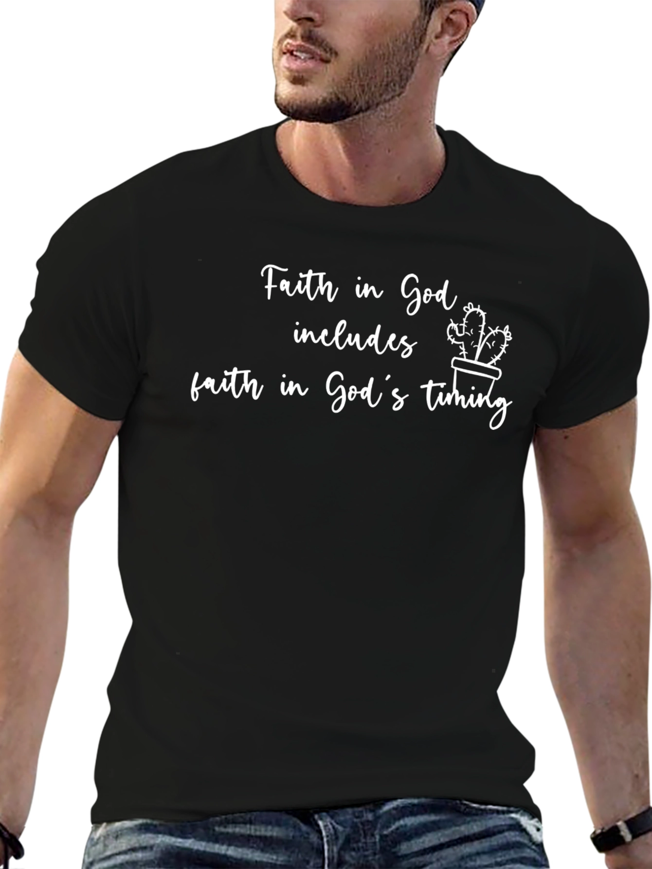 Faith in God T-Shirt - Inspirational Graphic Tee