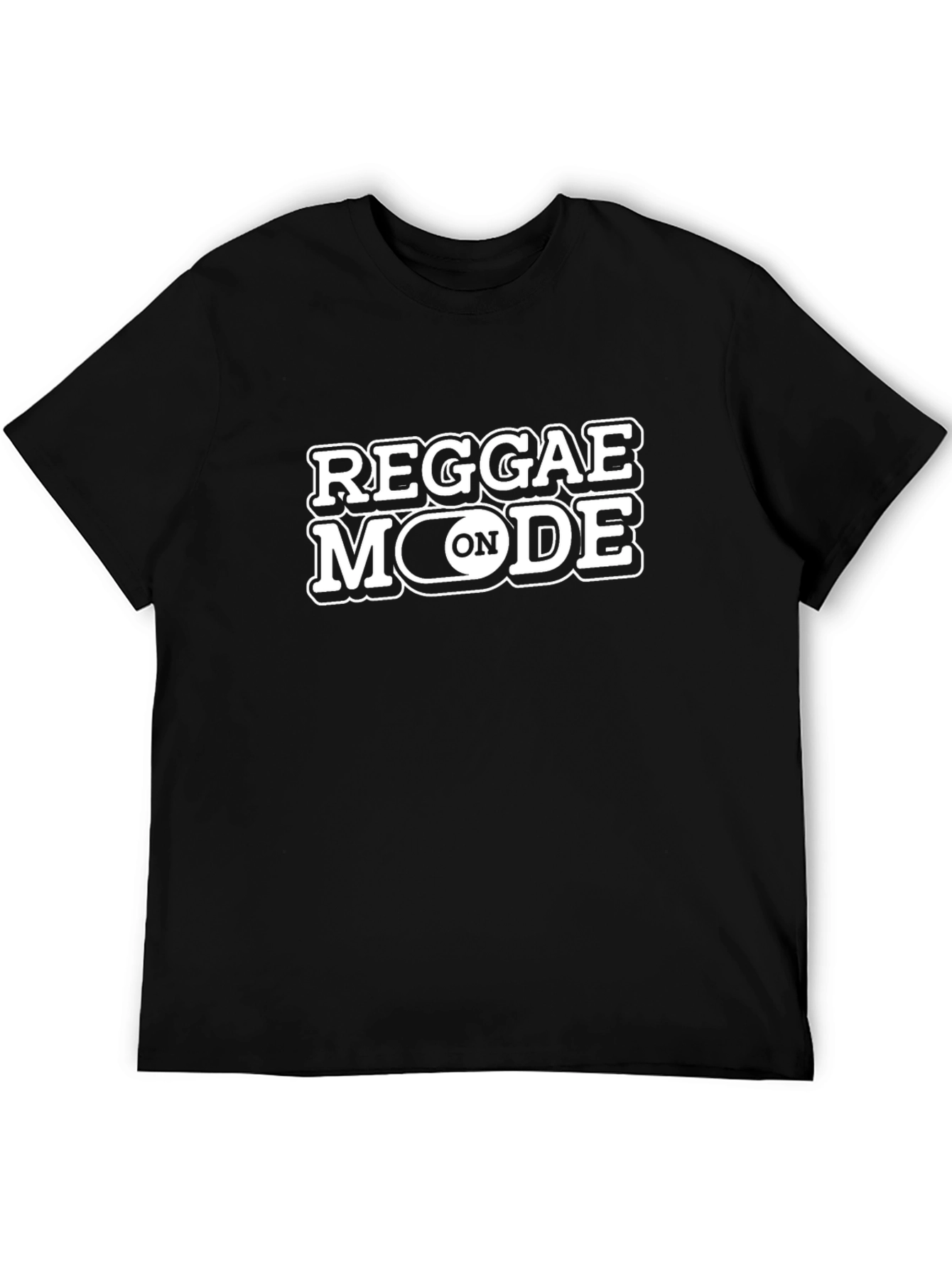 Reggae Mode On Graphic T-Shirt - Black