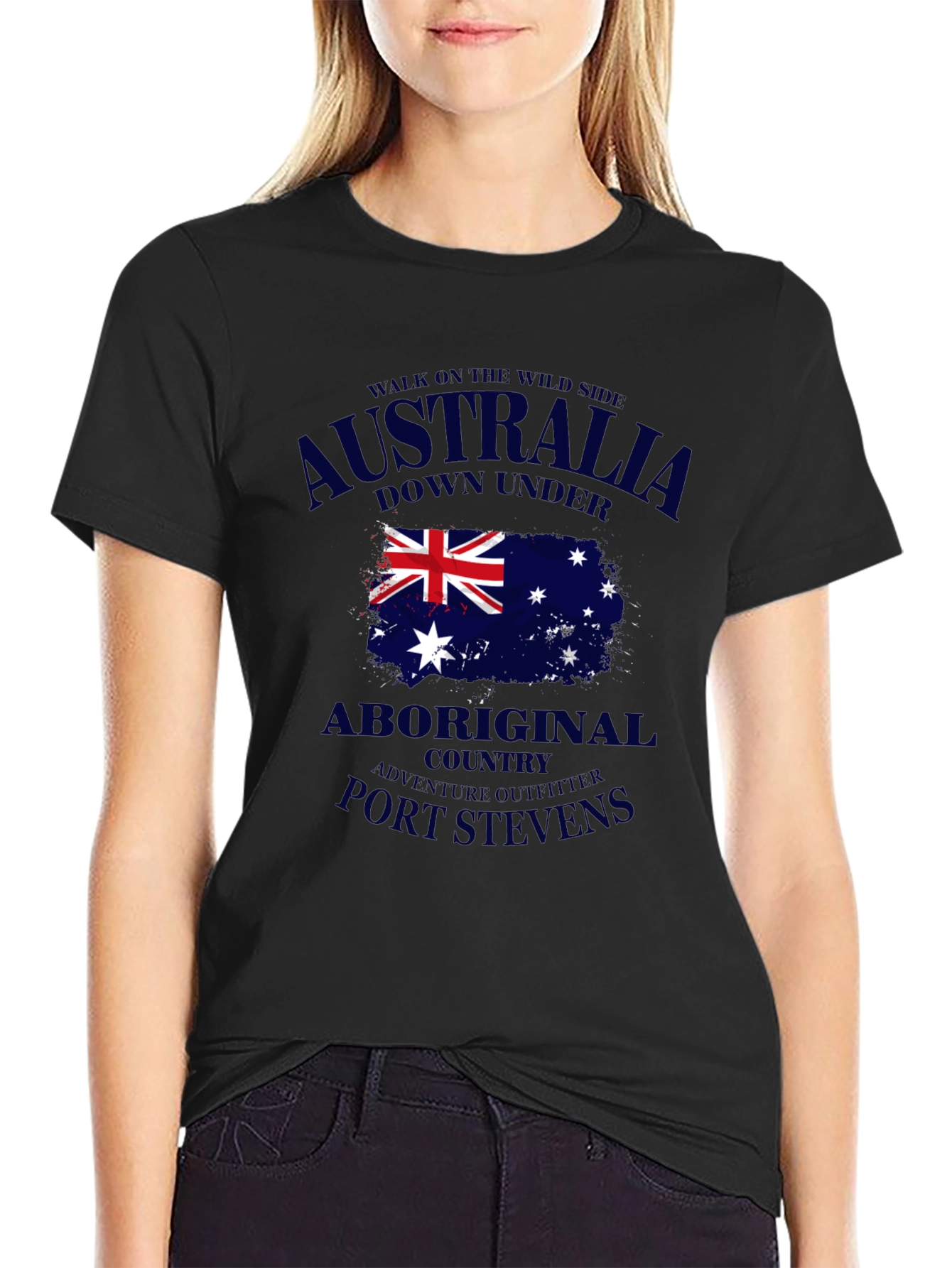Australia Aboriginal Country T-Shirt Port Stevens Adventure