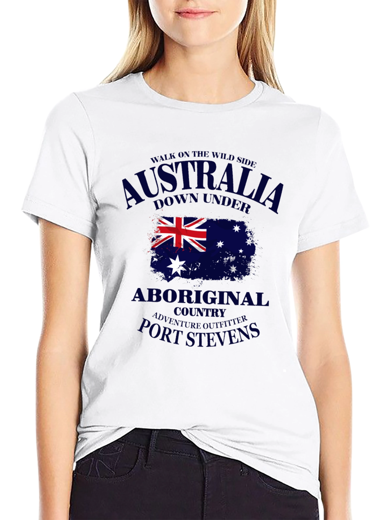 Australia Aboriginal Country T-Shirt Port Stevens Adventure