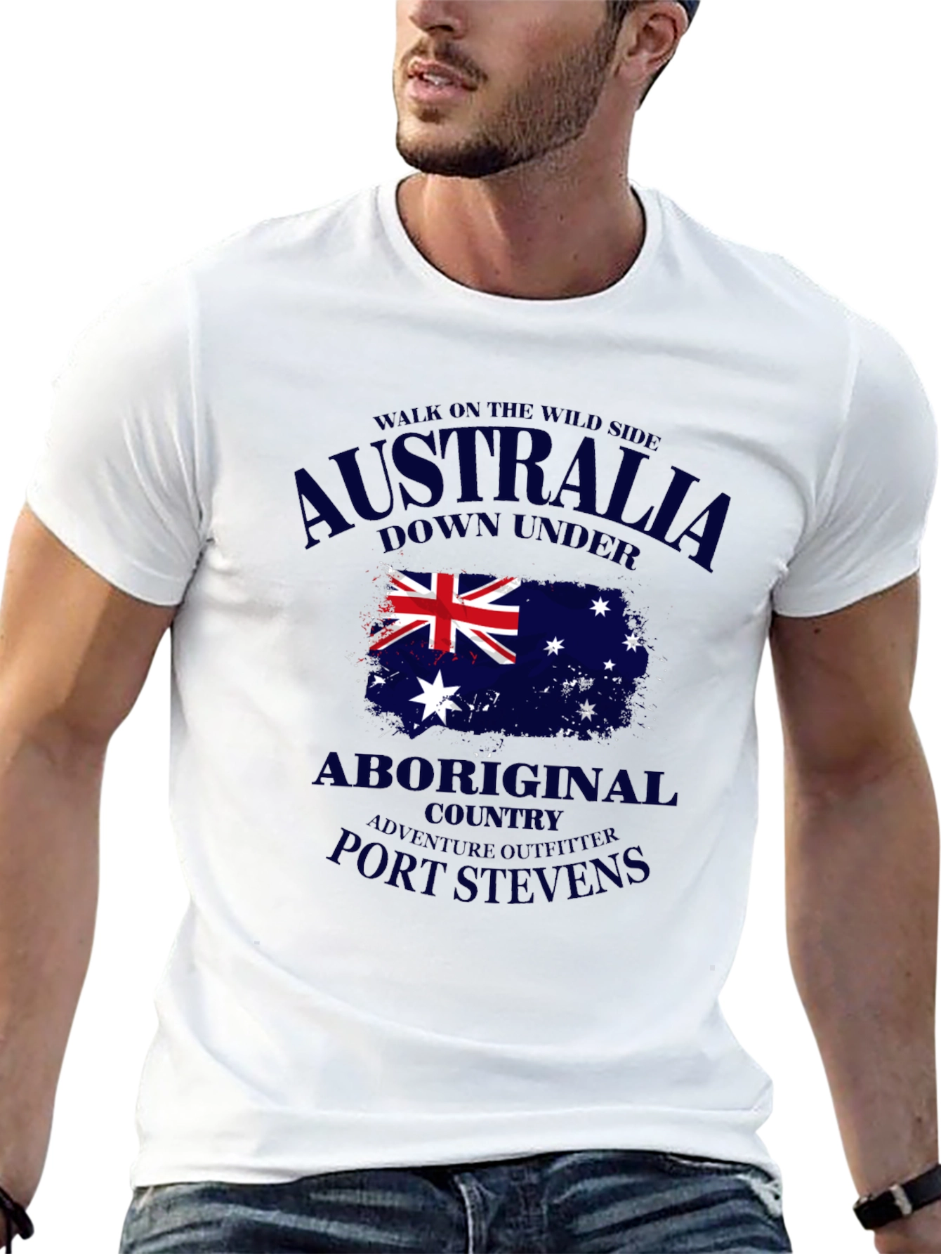 Australia Aboriginal Country T-Shirt Port Stevens Adventure