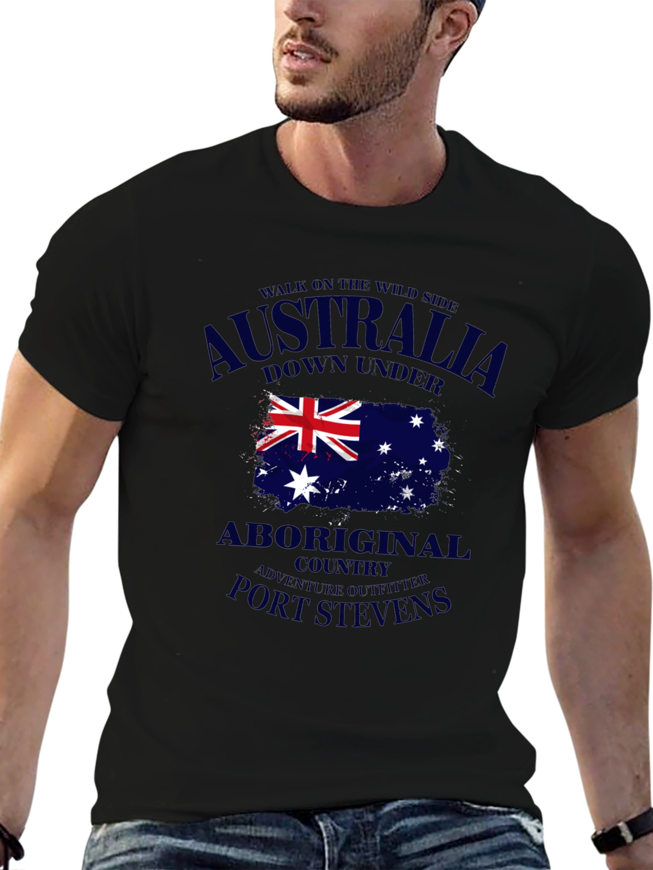 Australia Aboriginal Country T-Shirt Port Stevens Adventure