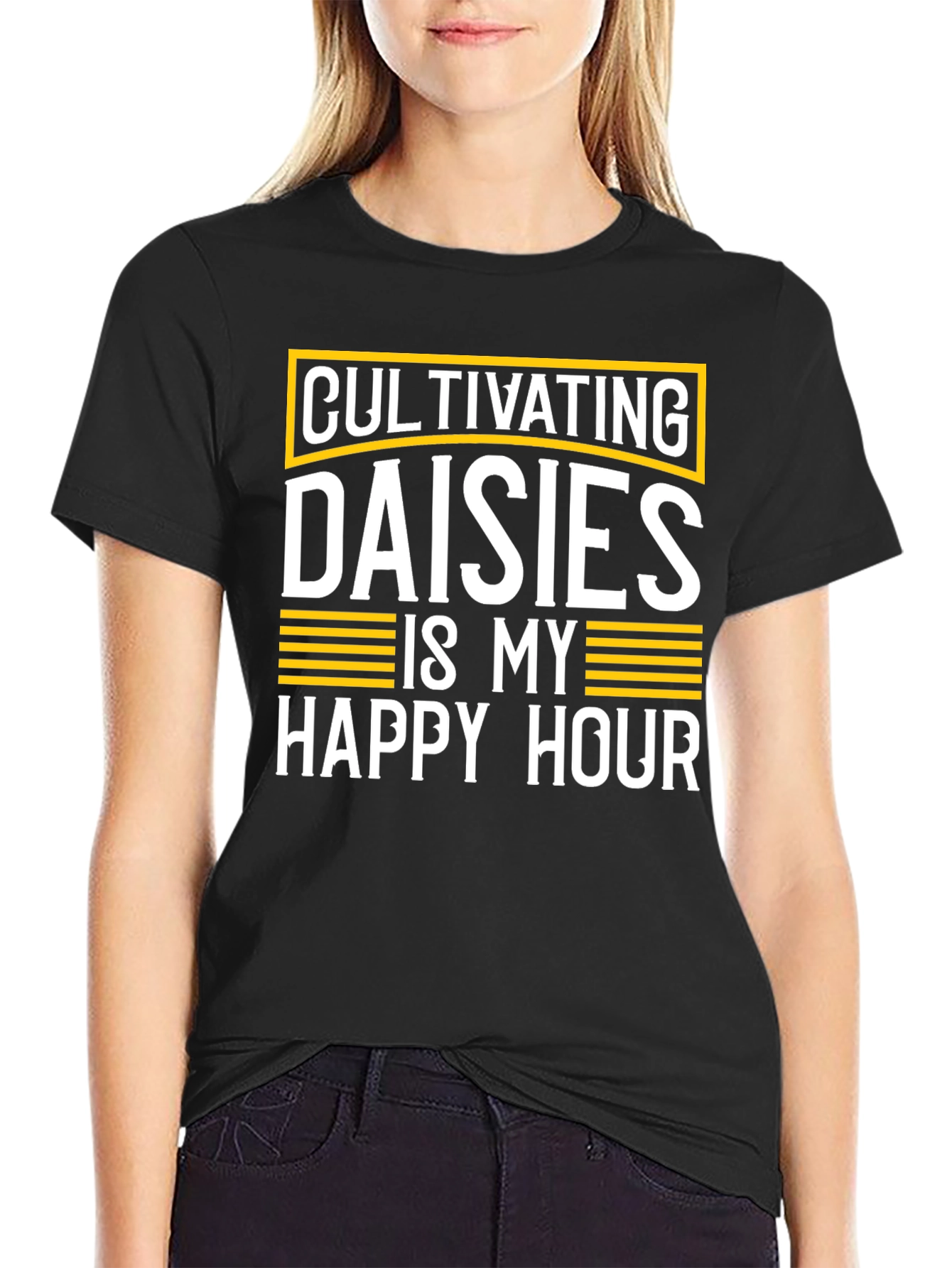 Cultivating Daisies Happy Hour T-Shirt