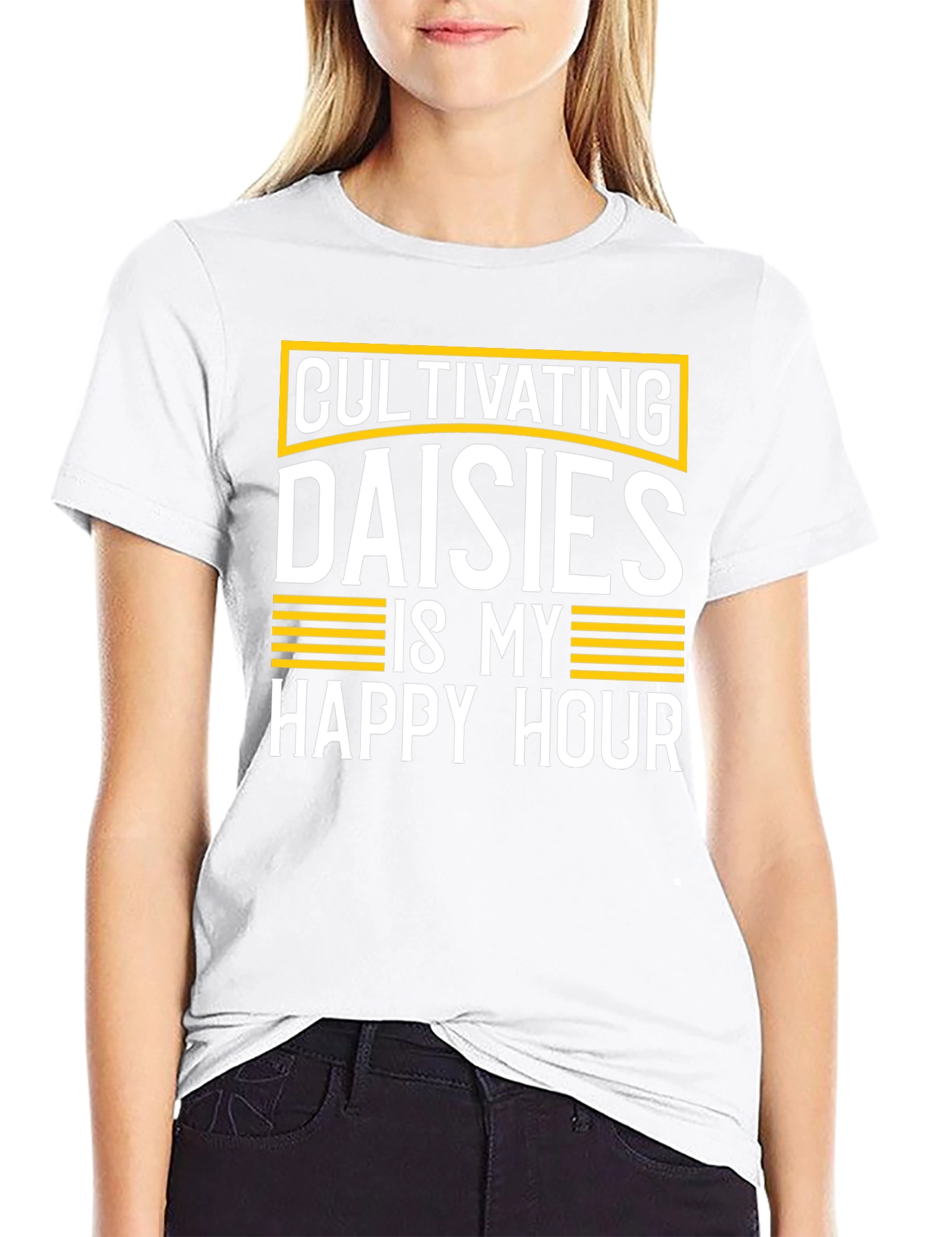 Cultivating Daisies Happy Hour T-Shirt