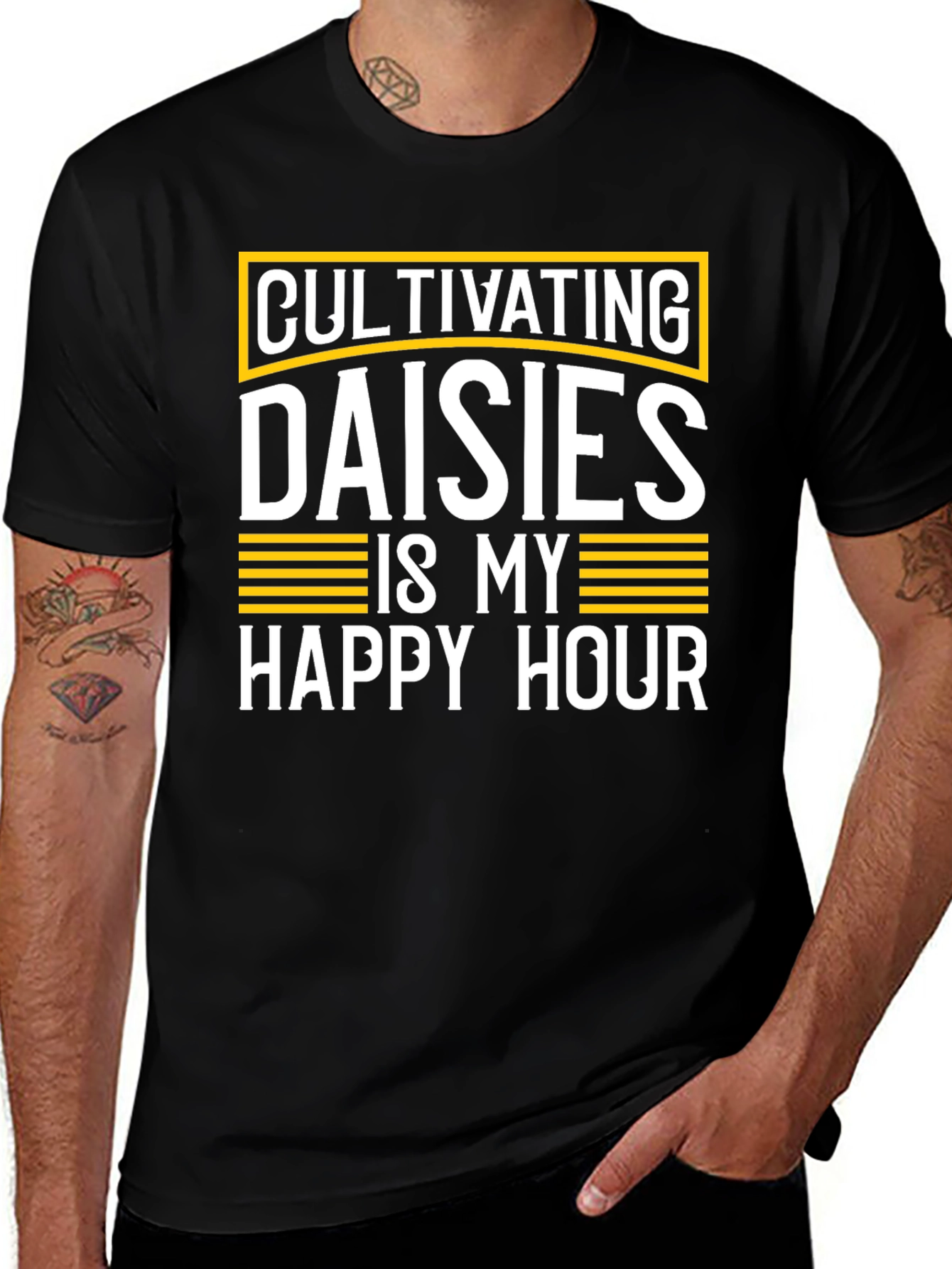 Cultivating Daisies Happy Hour T-Shirt