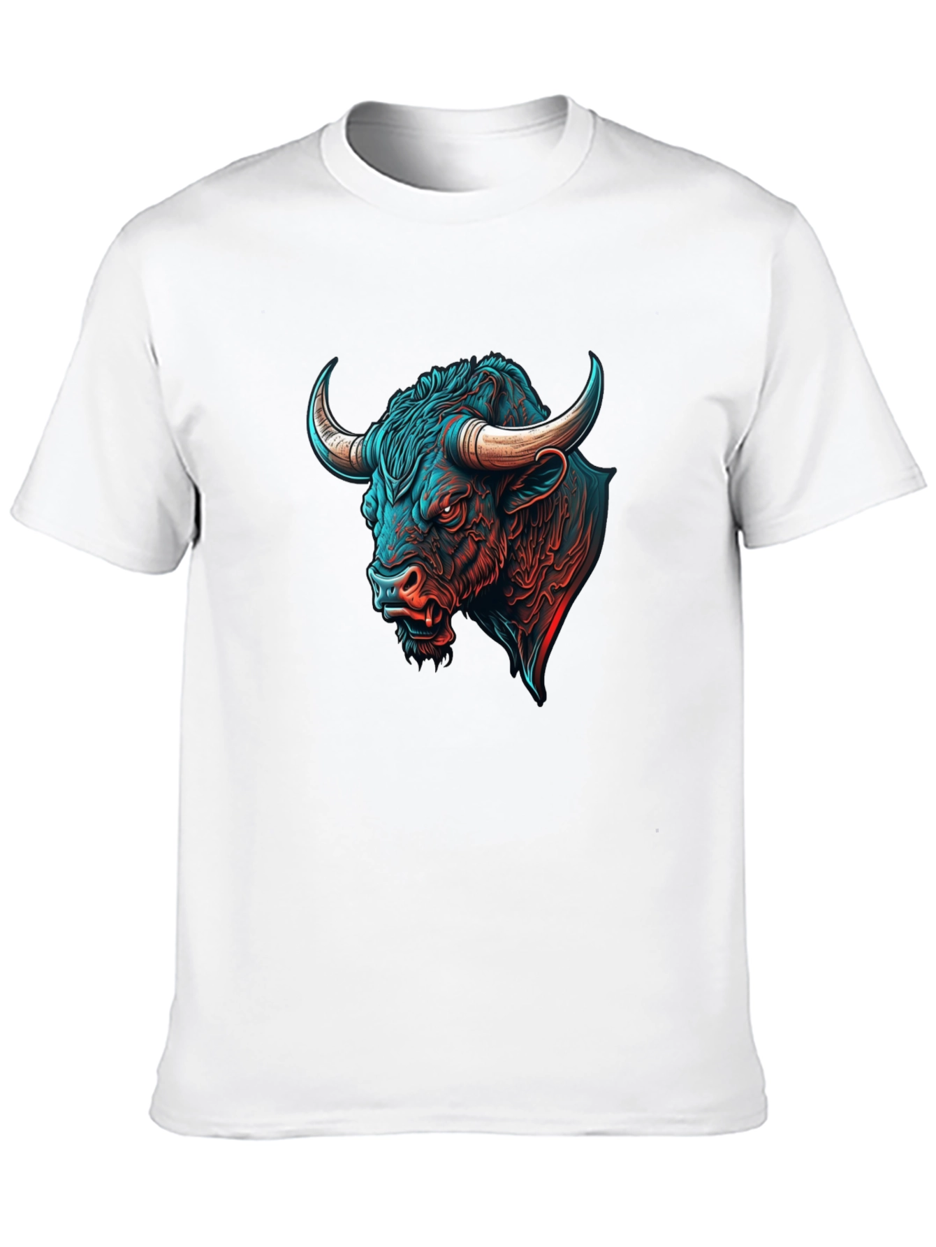 Bull Graphic Tee - Bold Design