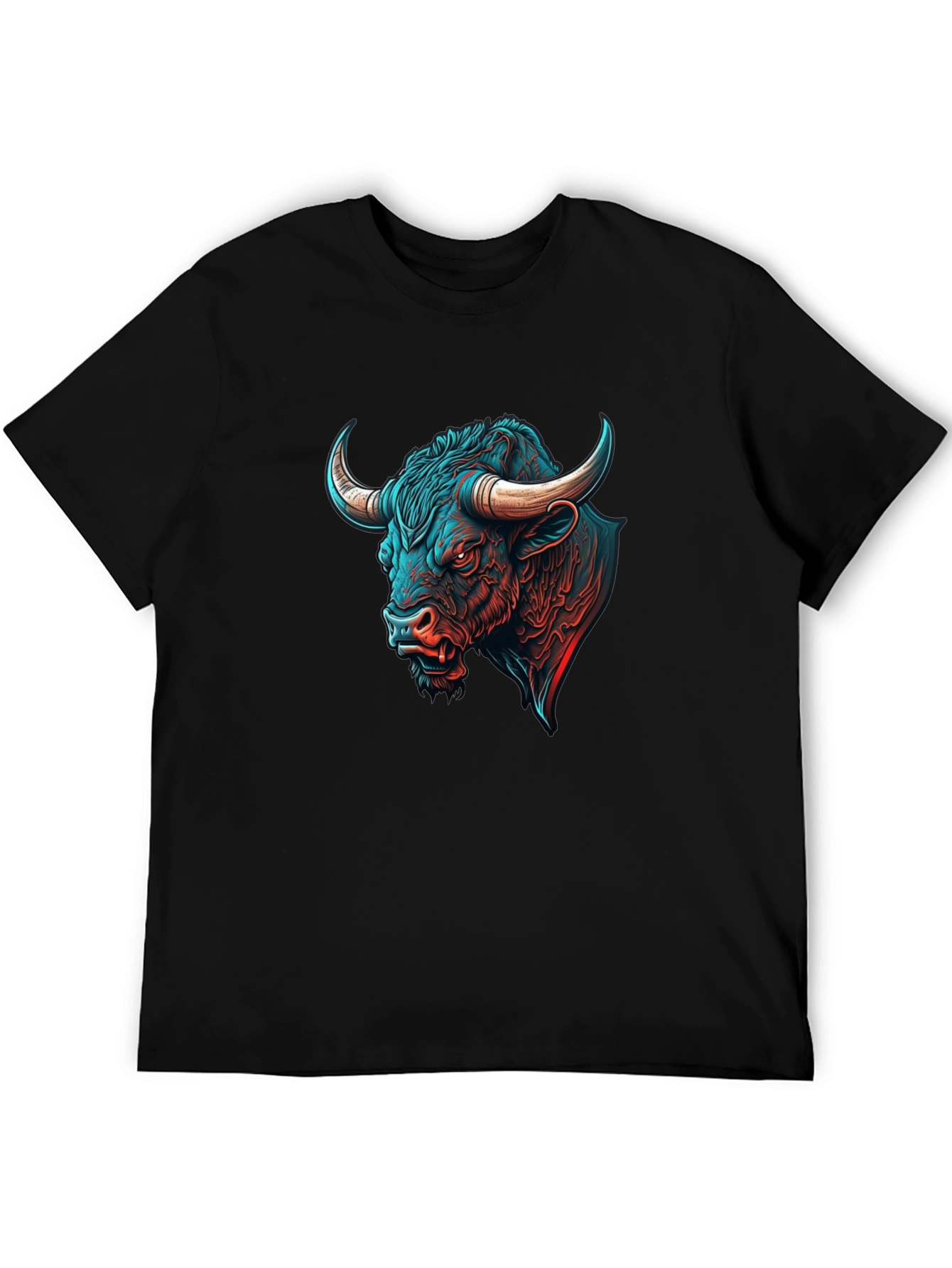 Bull Graphic Tee - Bold Design