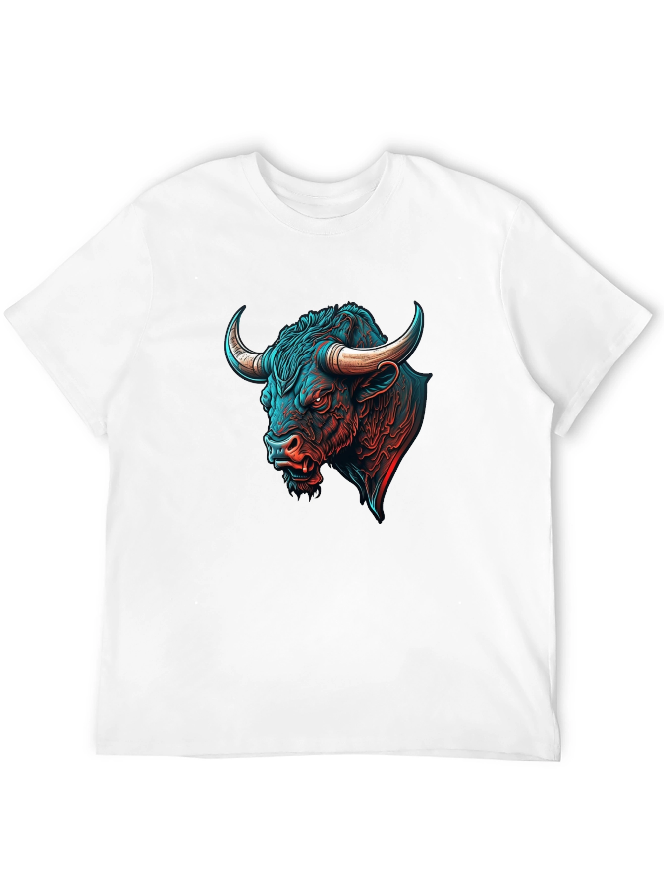 Bull Graphic Tee - Bold Design