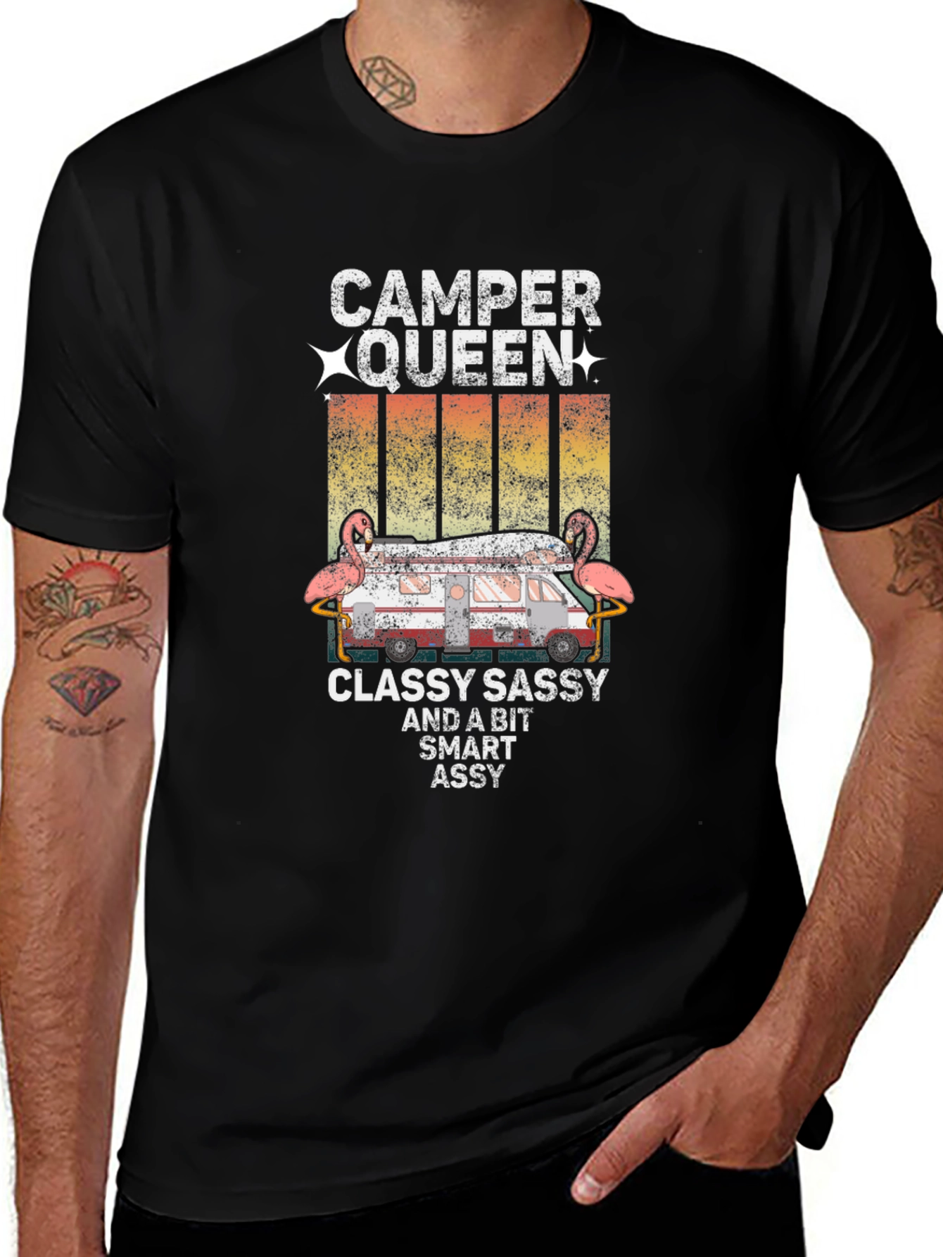 Camper Queen T-Shirt - Classy Sassy Smart Assy
