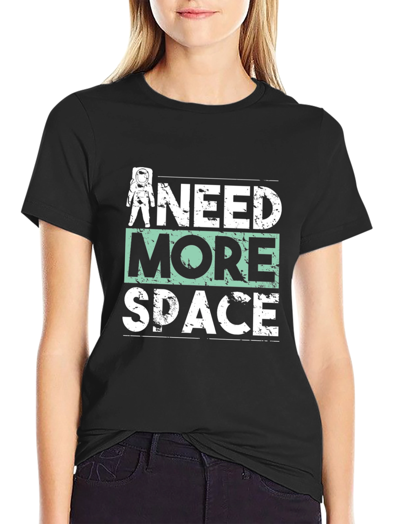 Need More Space Graphic Tee - Astronaut Shirt