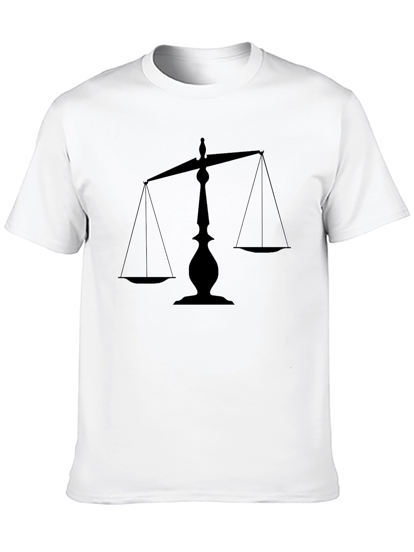 Scales of Justice Graphic Tee - Black