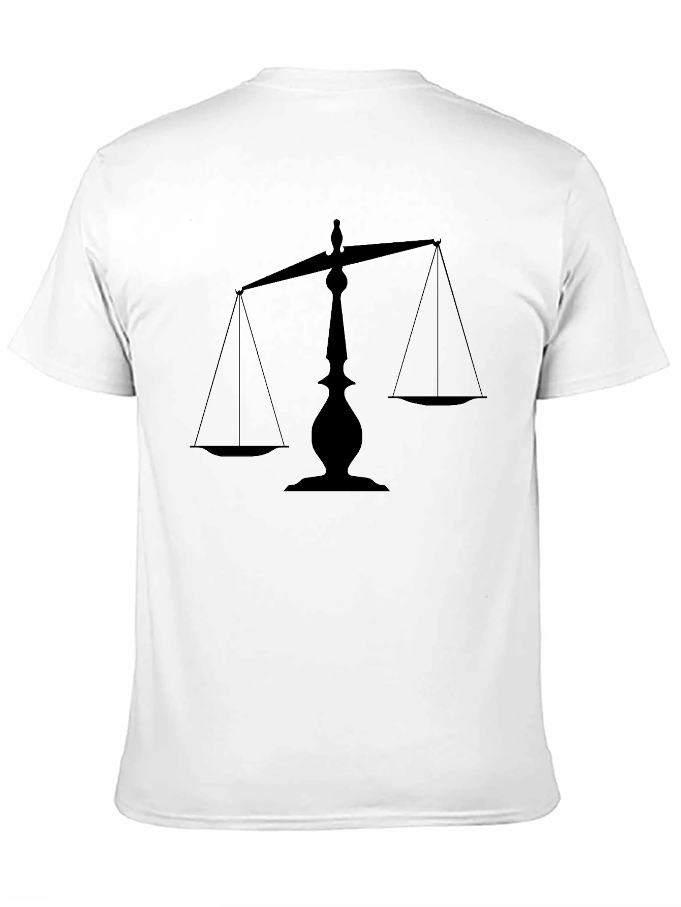 Scales of Justice Graphic Tee - Black