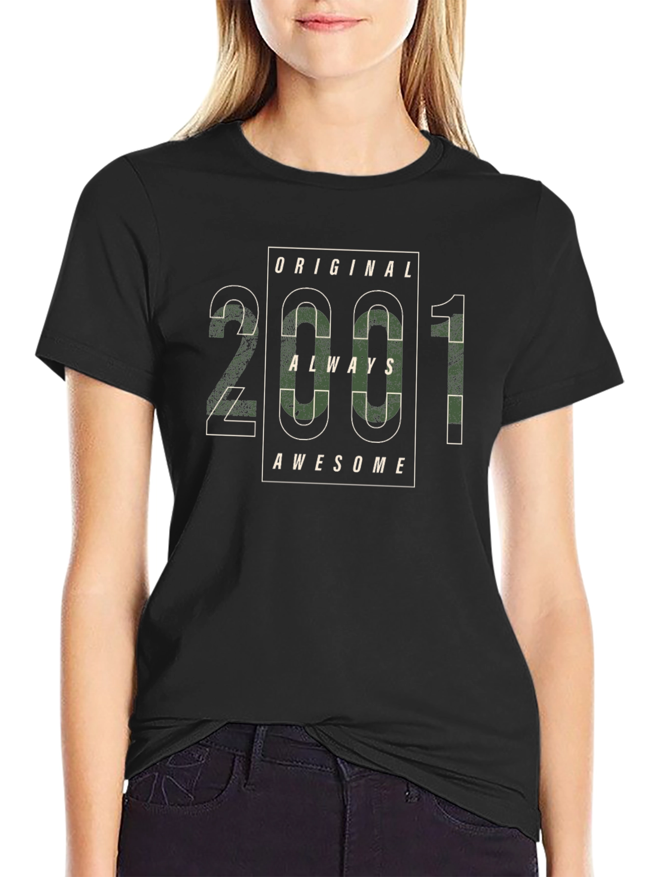 Original 2001 Awesome Graphic T-Shirt