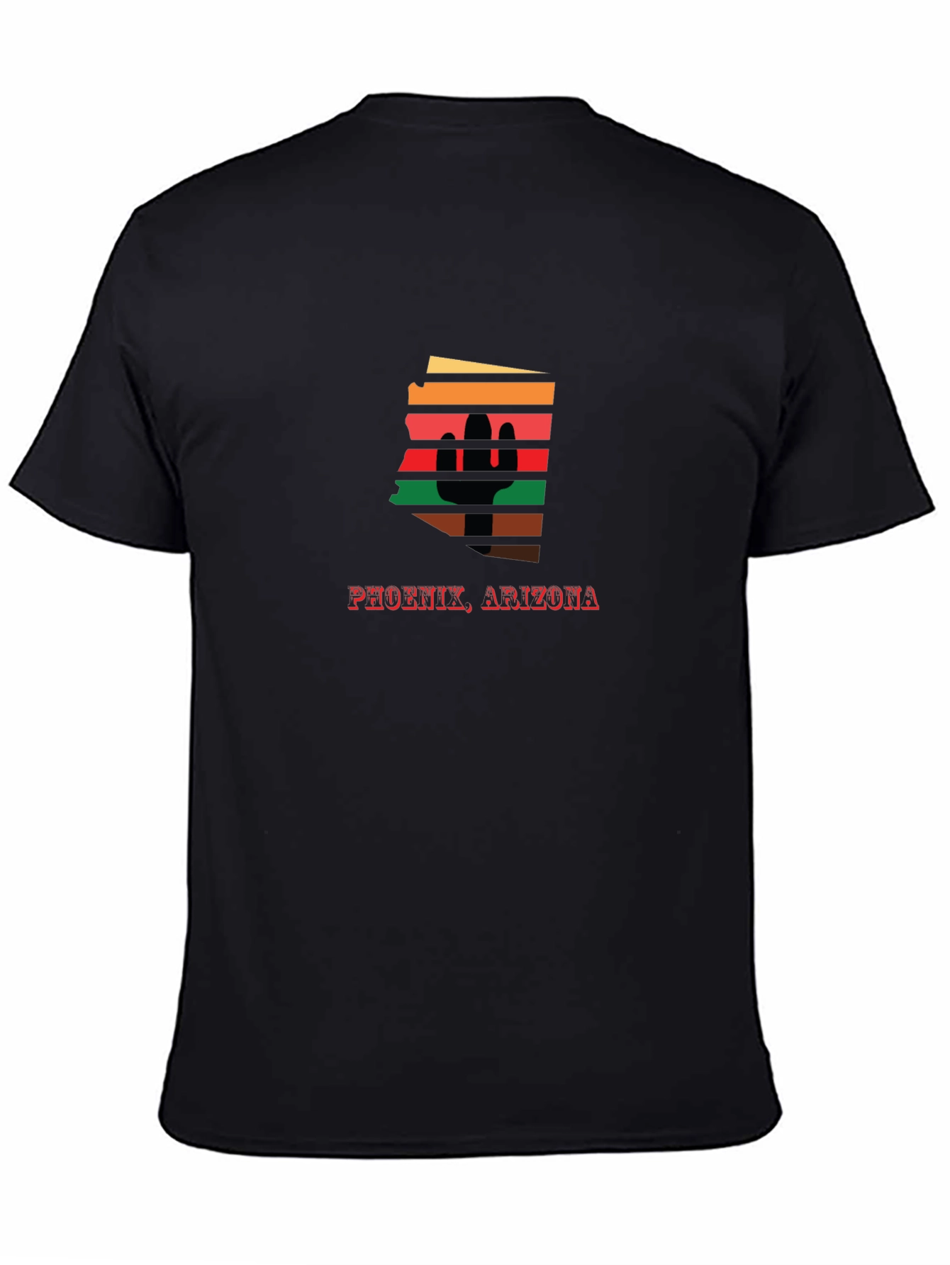 Phoenix Arizona Cactus Retro Graphic Tee