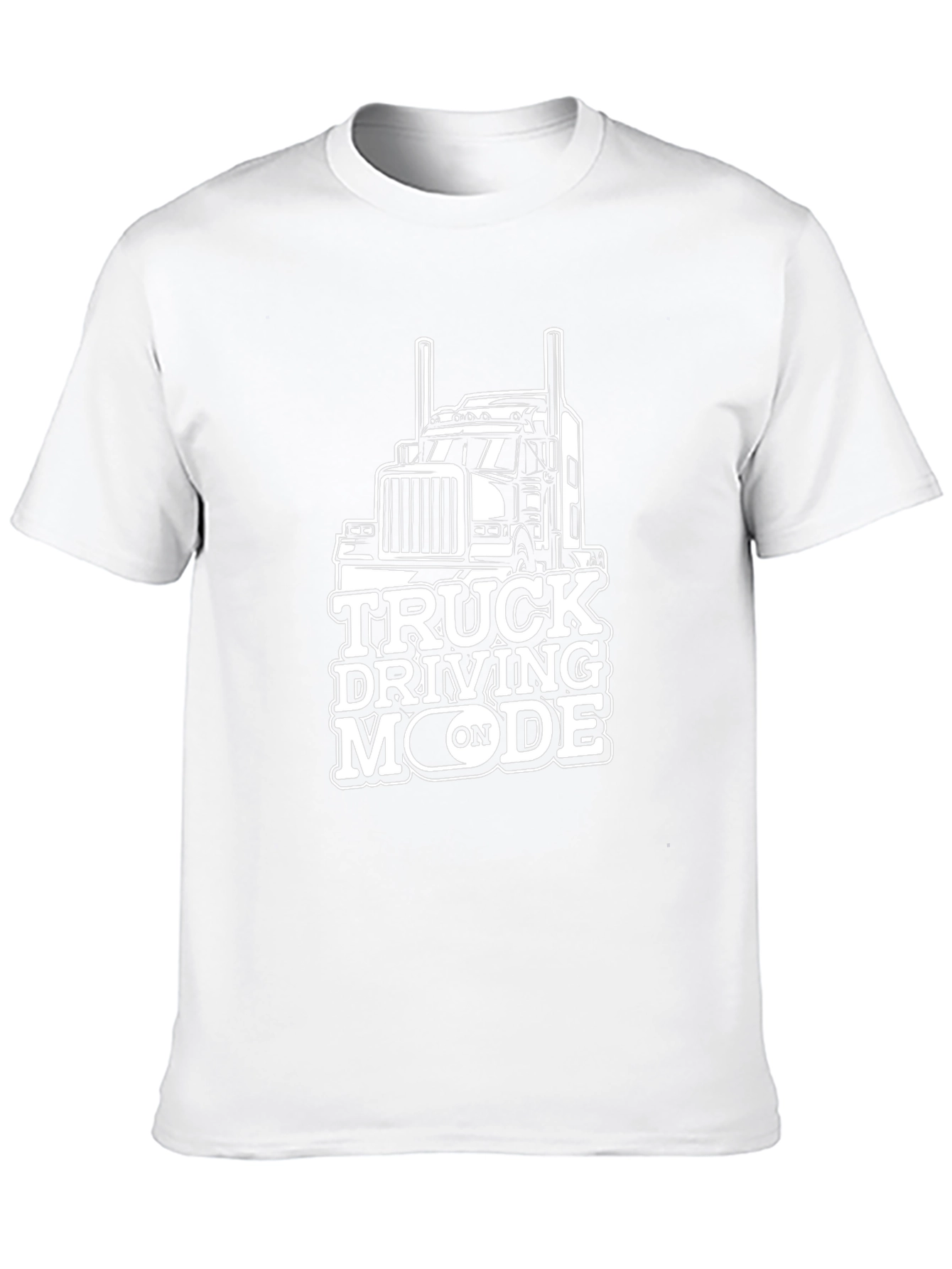 Truck Driving Mode T-Shirt - Black Tee
