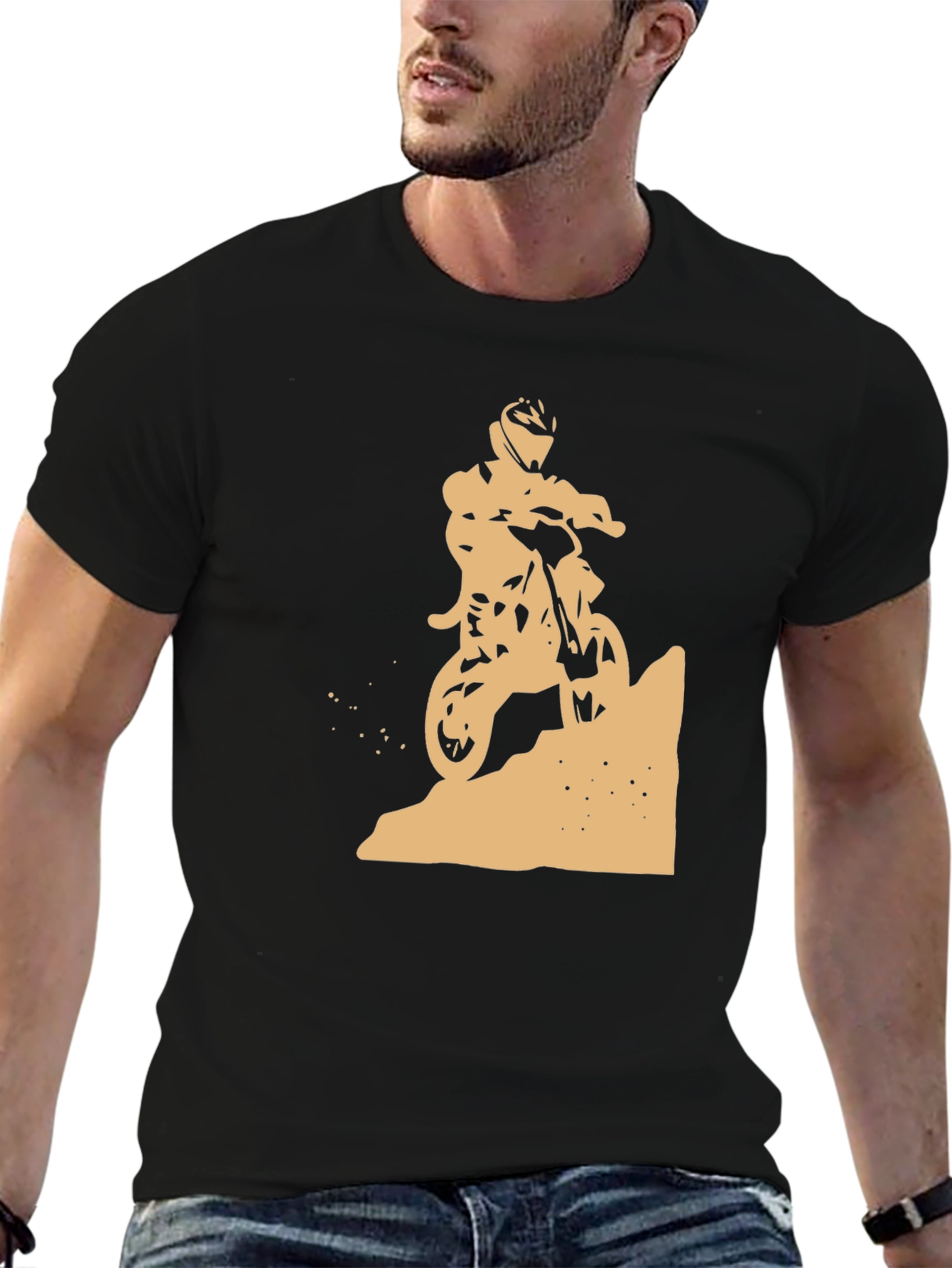 Motocross Silhouette Graphic Tee