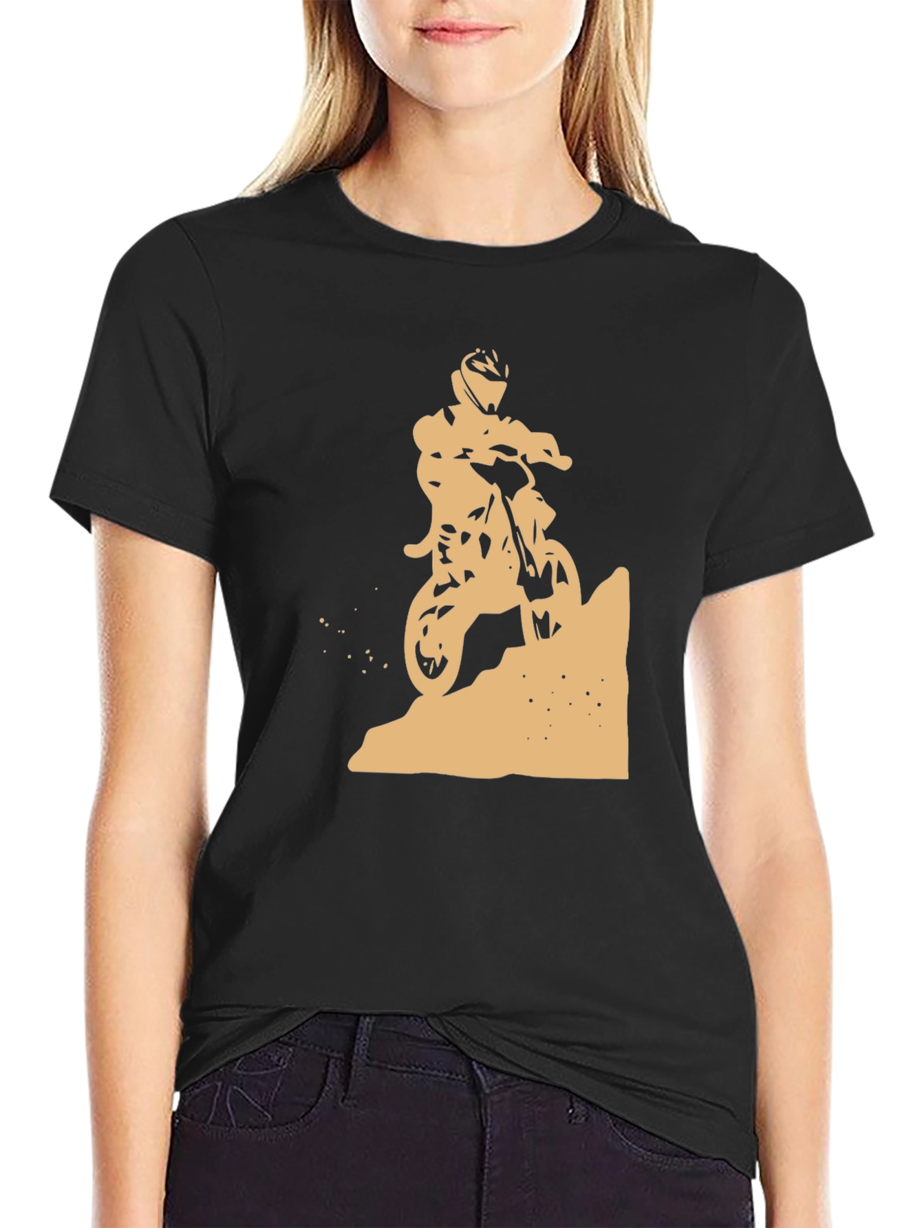 Motocross Silhouette Graphic Tee