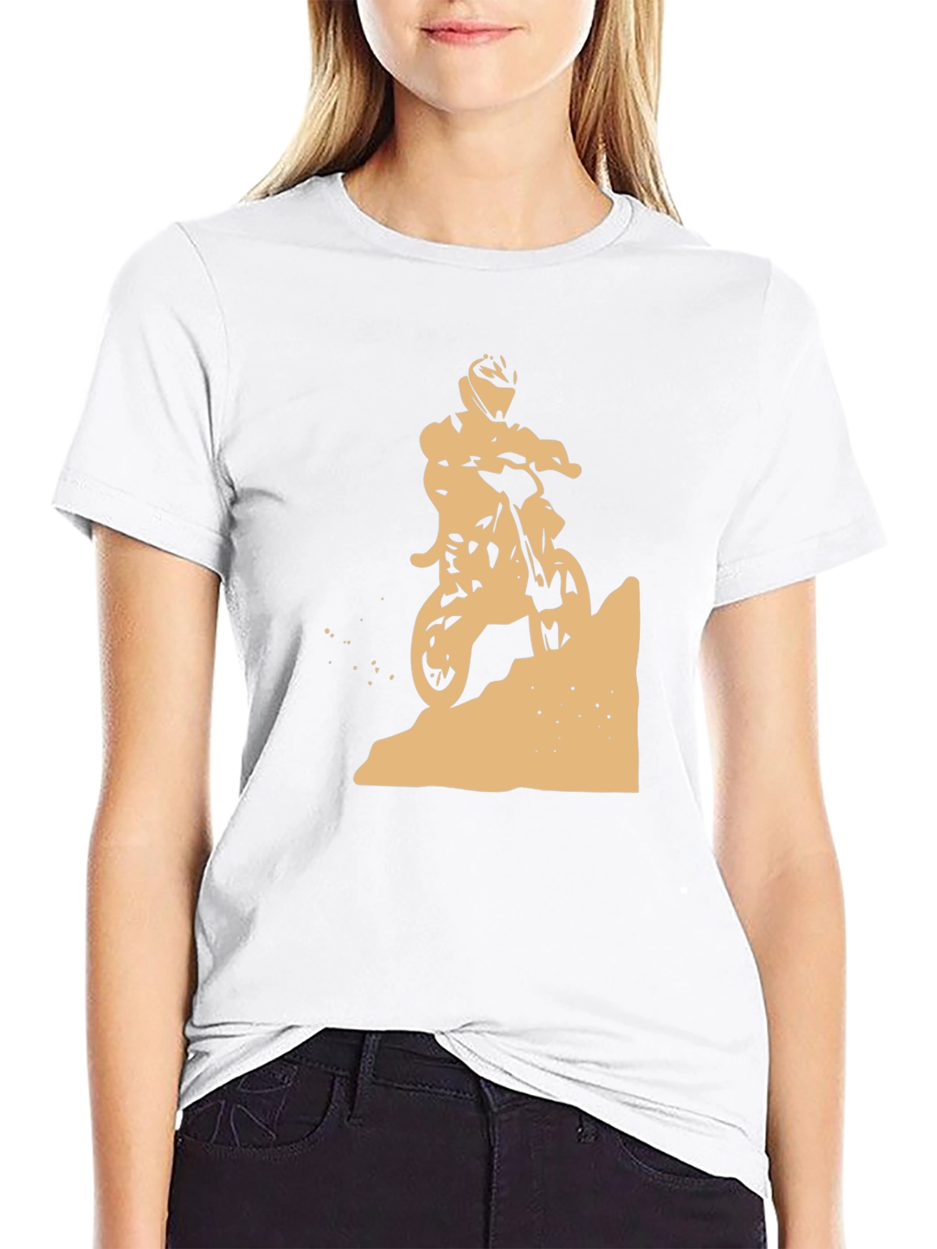 Motocross Silhouette Graphic Tee