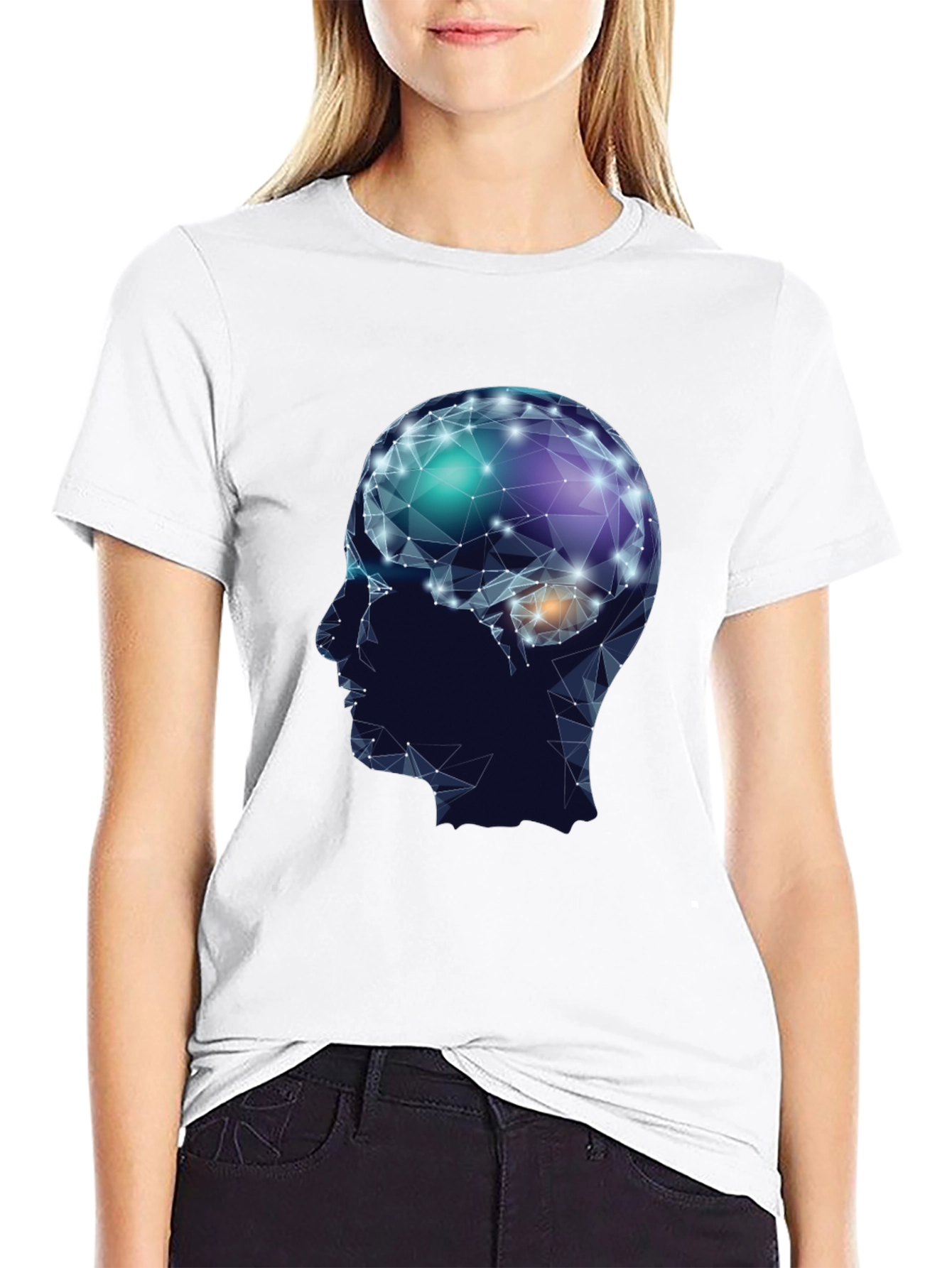 Brain Graphic Tee - Stylish & Thoughtful Design