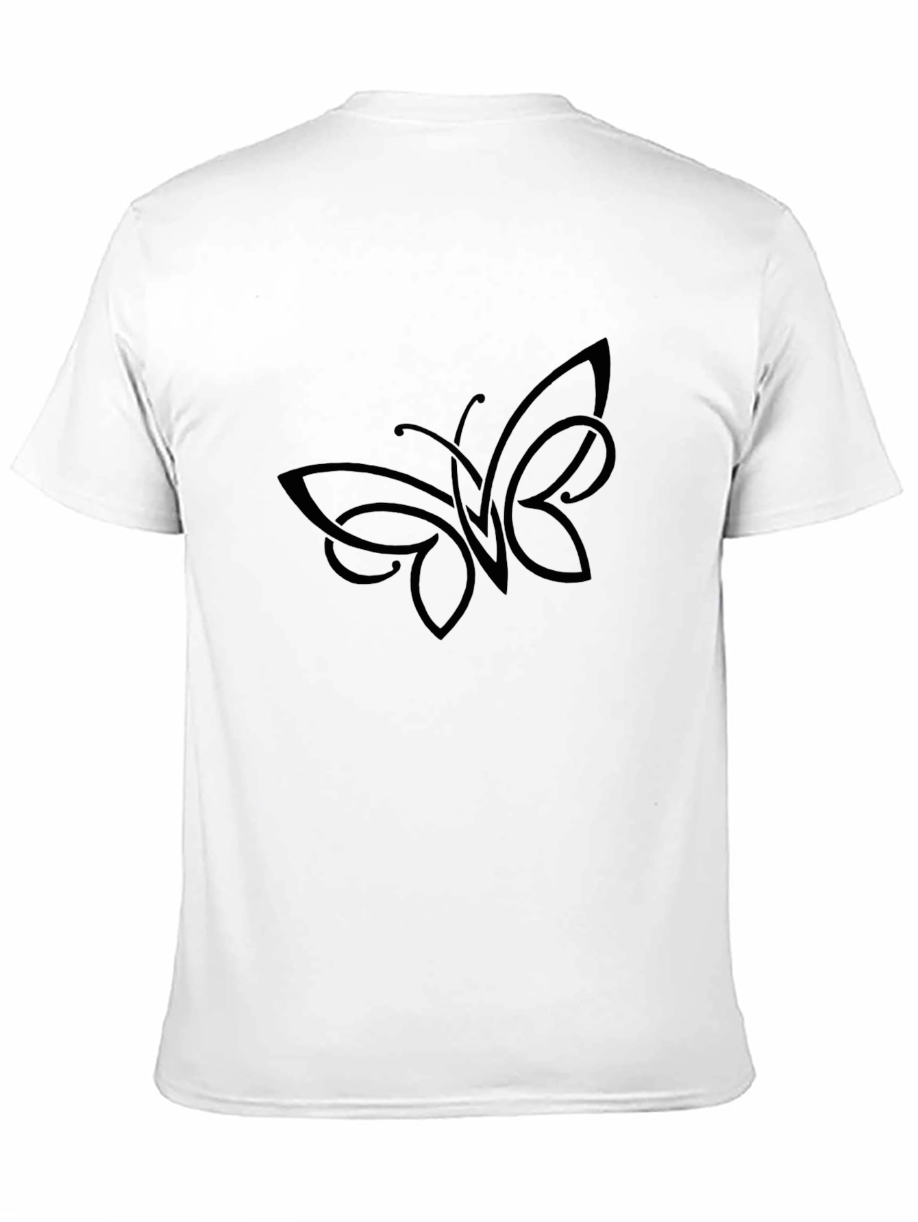 Black Butterfly Graphic Tee - Stylish Casual Wear