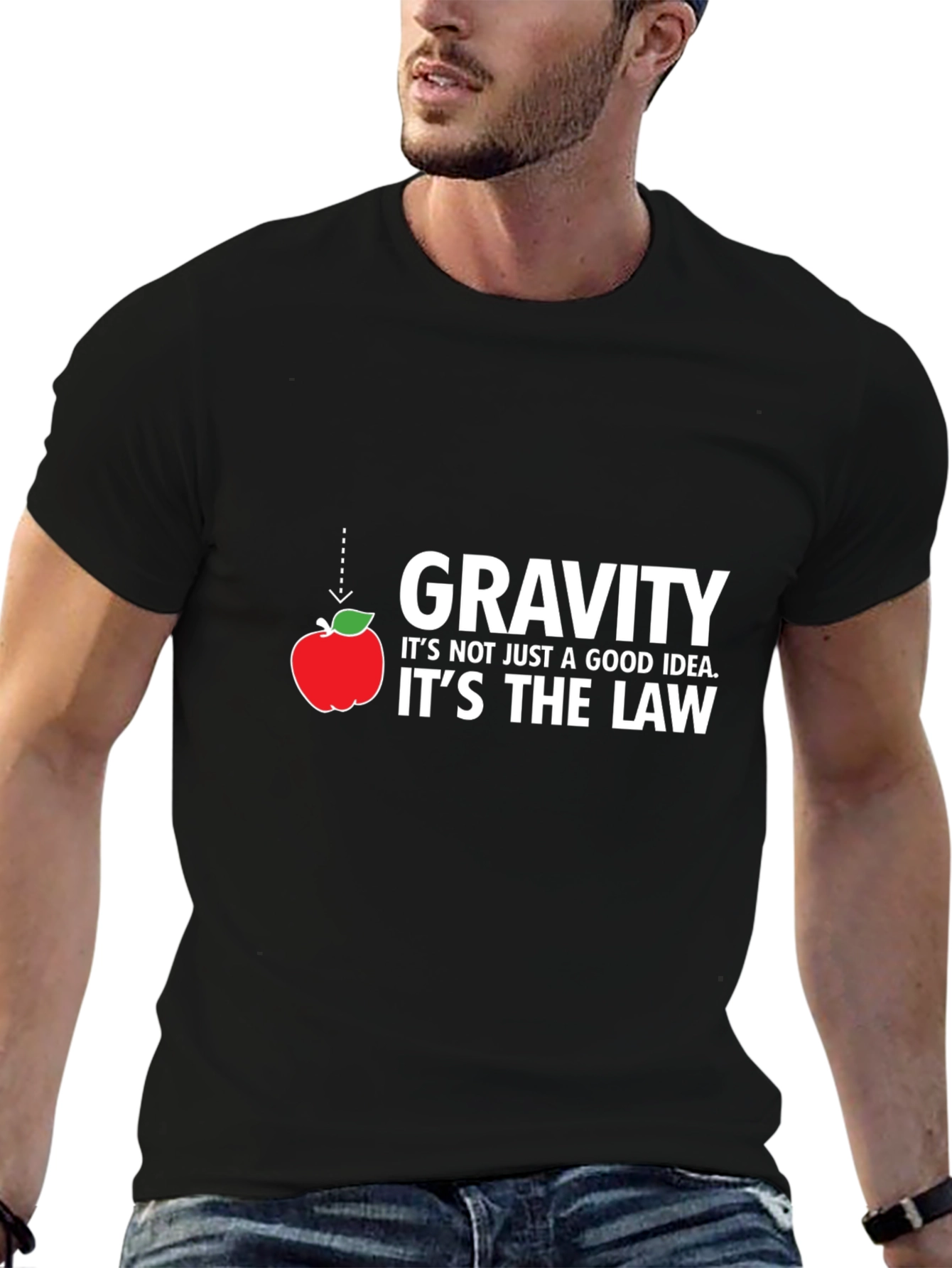 Gravity Law Funny Science T-Shirt