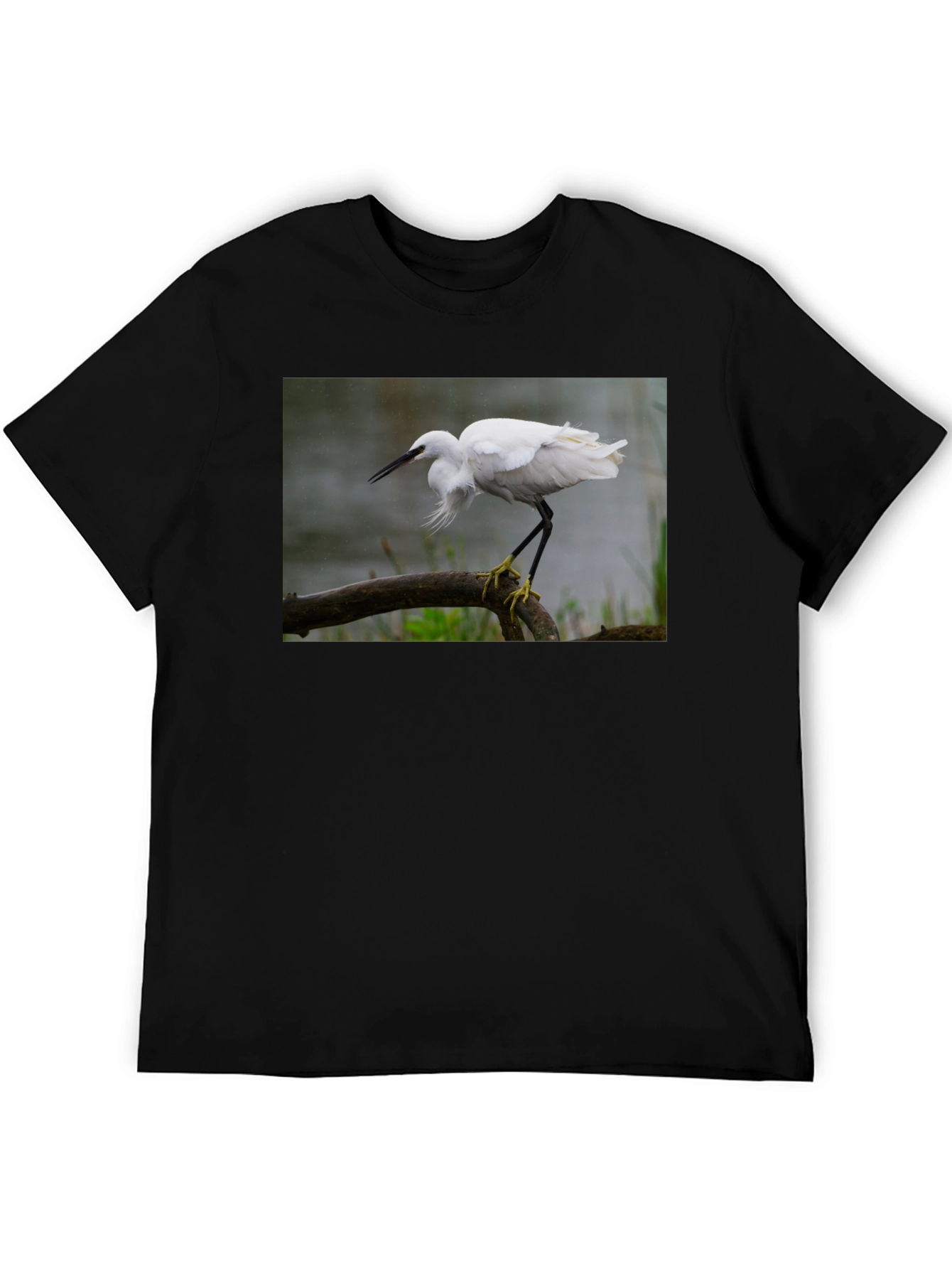 Egret T-Shirt - Nature Bird Tee