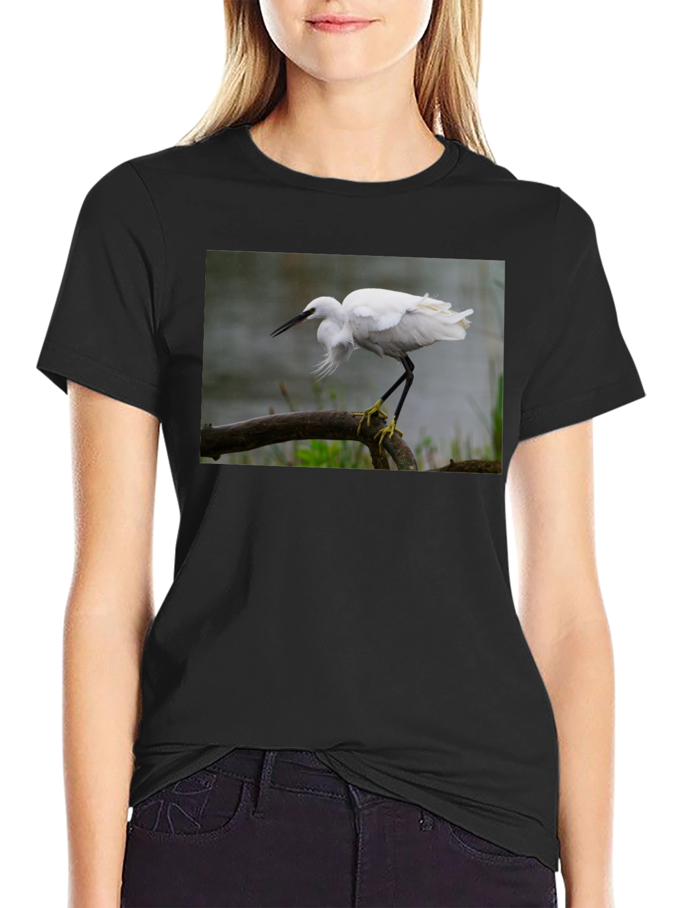 Egret T-Shirt - Nature Bird Tee