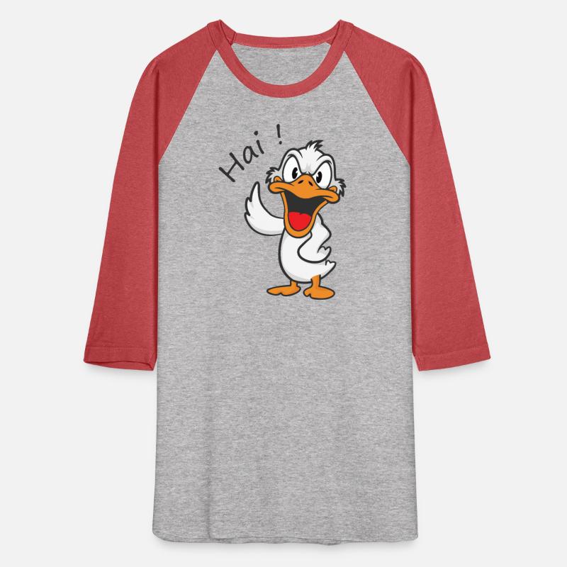 A cartoon duck is depicted