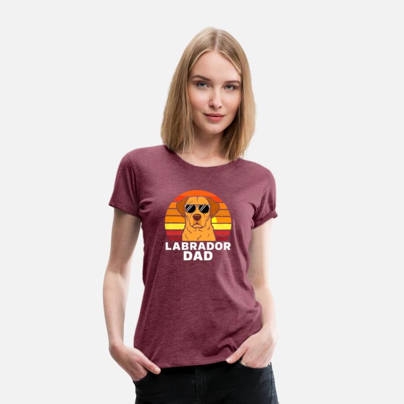 A Dog Against a Sunset Background T-Shirt