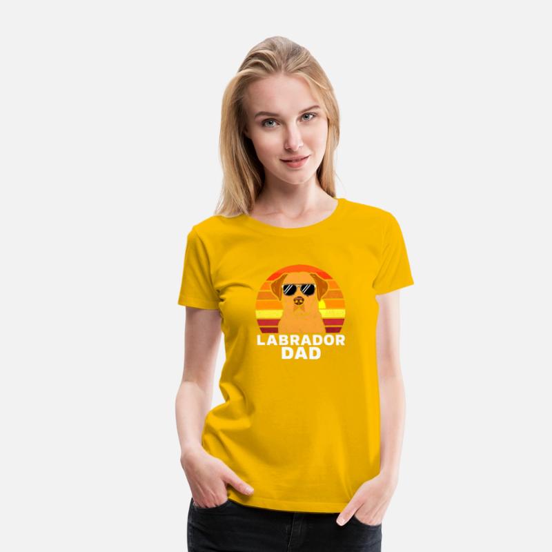 A Dog Against a Sunset Background T-Shirt