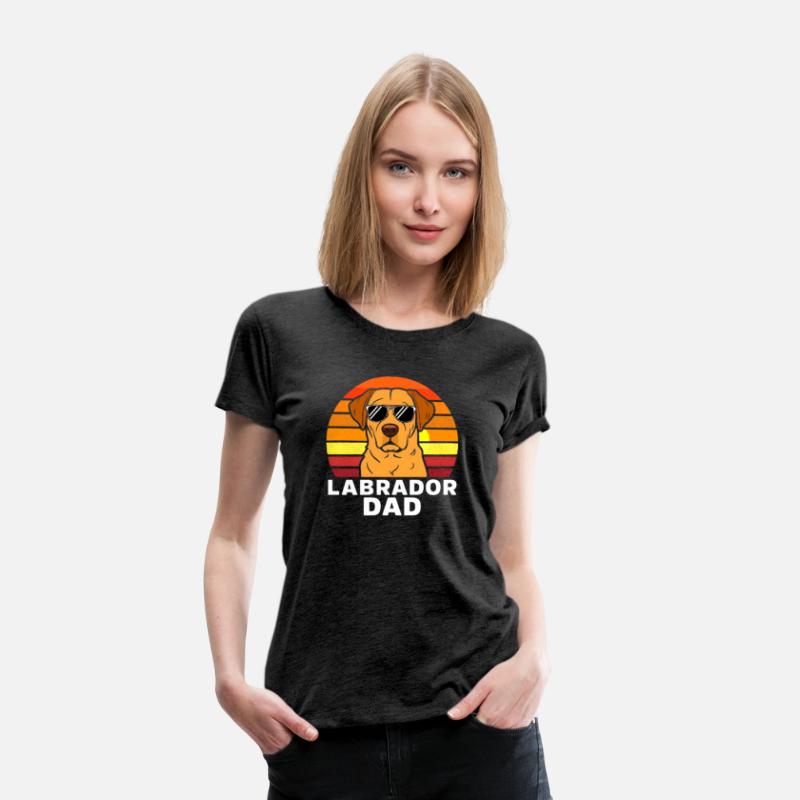 A Dog Against a Sunset Background T-Shirt