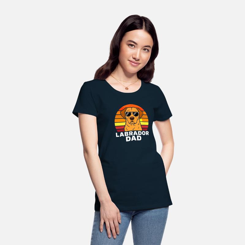 A Dog Against a Sunset Background T-Shirt
