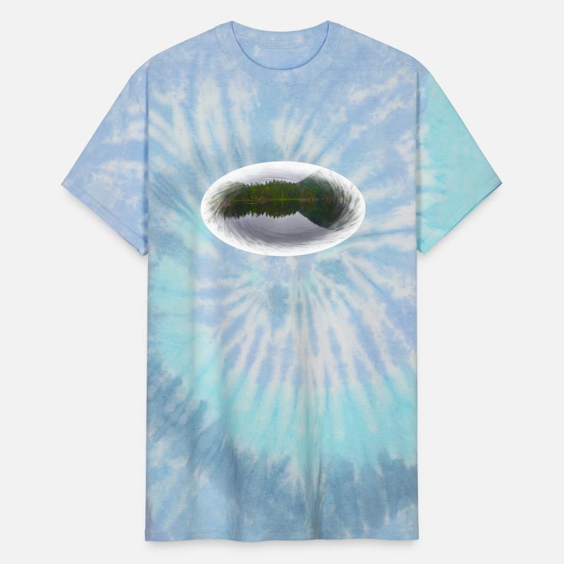 A lonely lake in the deep wilderness.