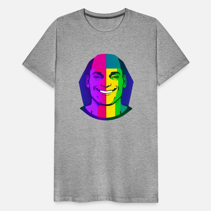 A person wearing a pride flag.