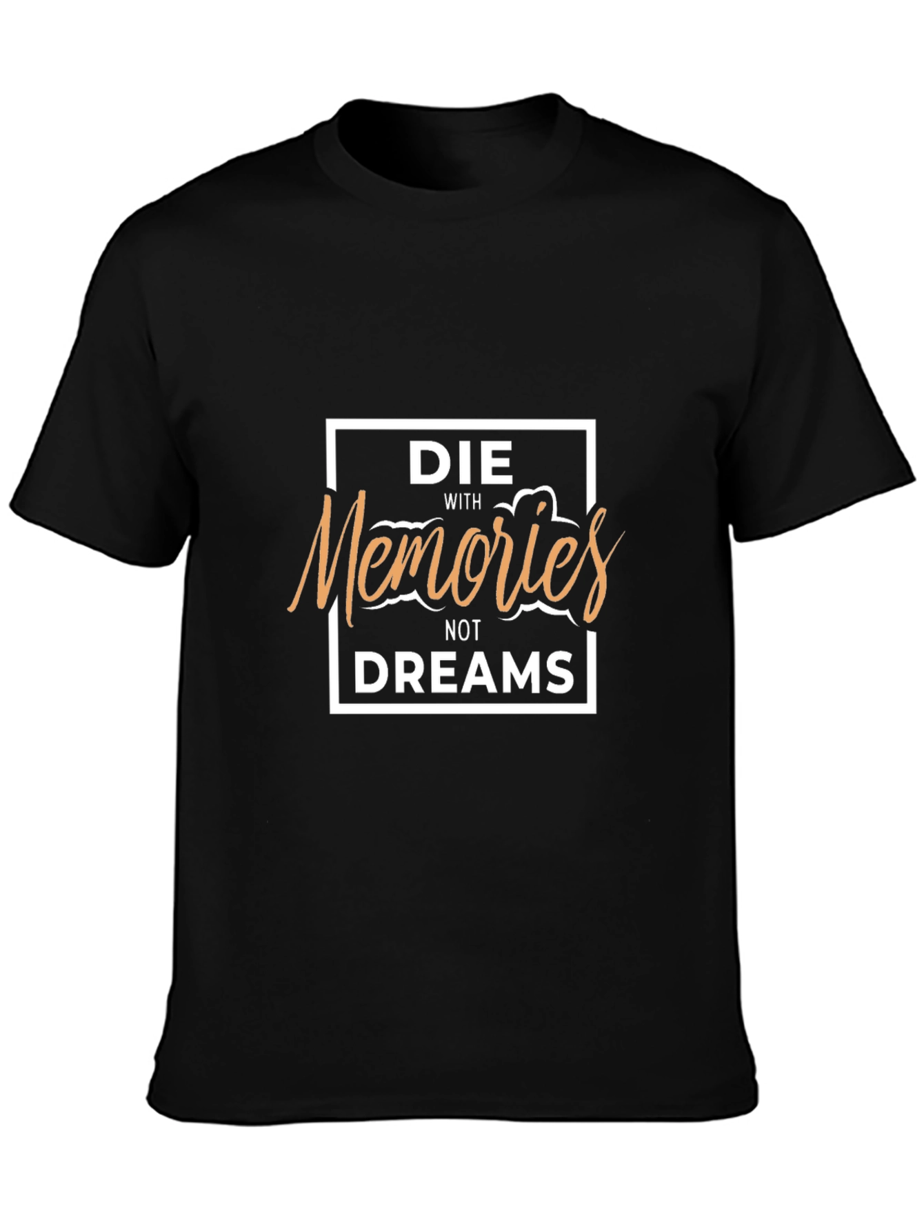 Die With Memories Black Graphic T-Shirt