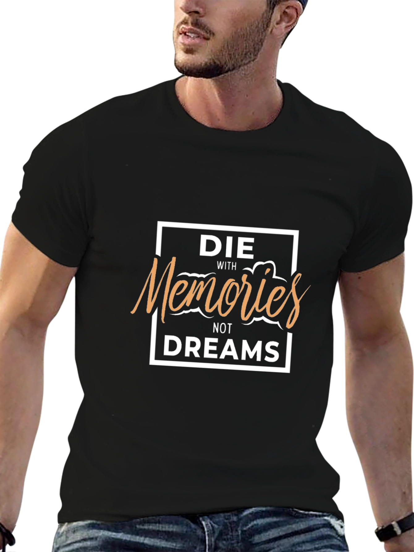Die With Memories Black Graphic T-Shirt