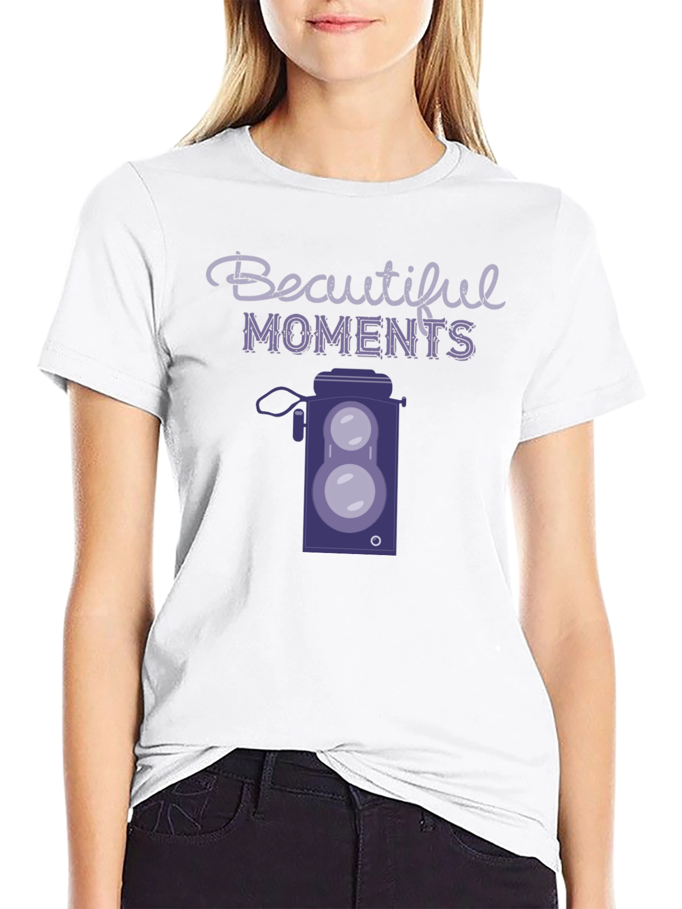 Beautiful Moments Camera Graphic T-Shirt
