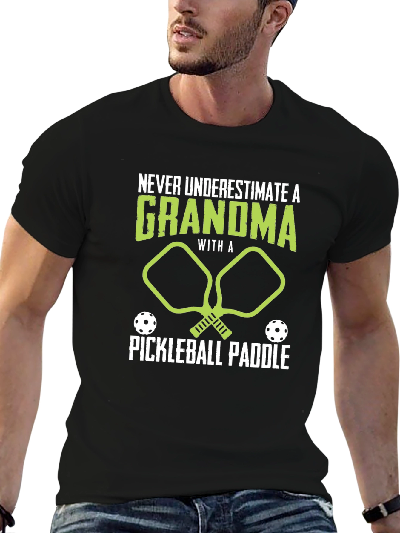 Grandma Pickleball Paddle T-Shirt