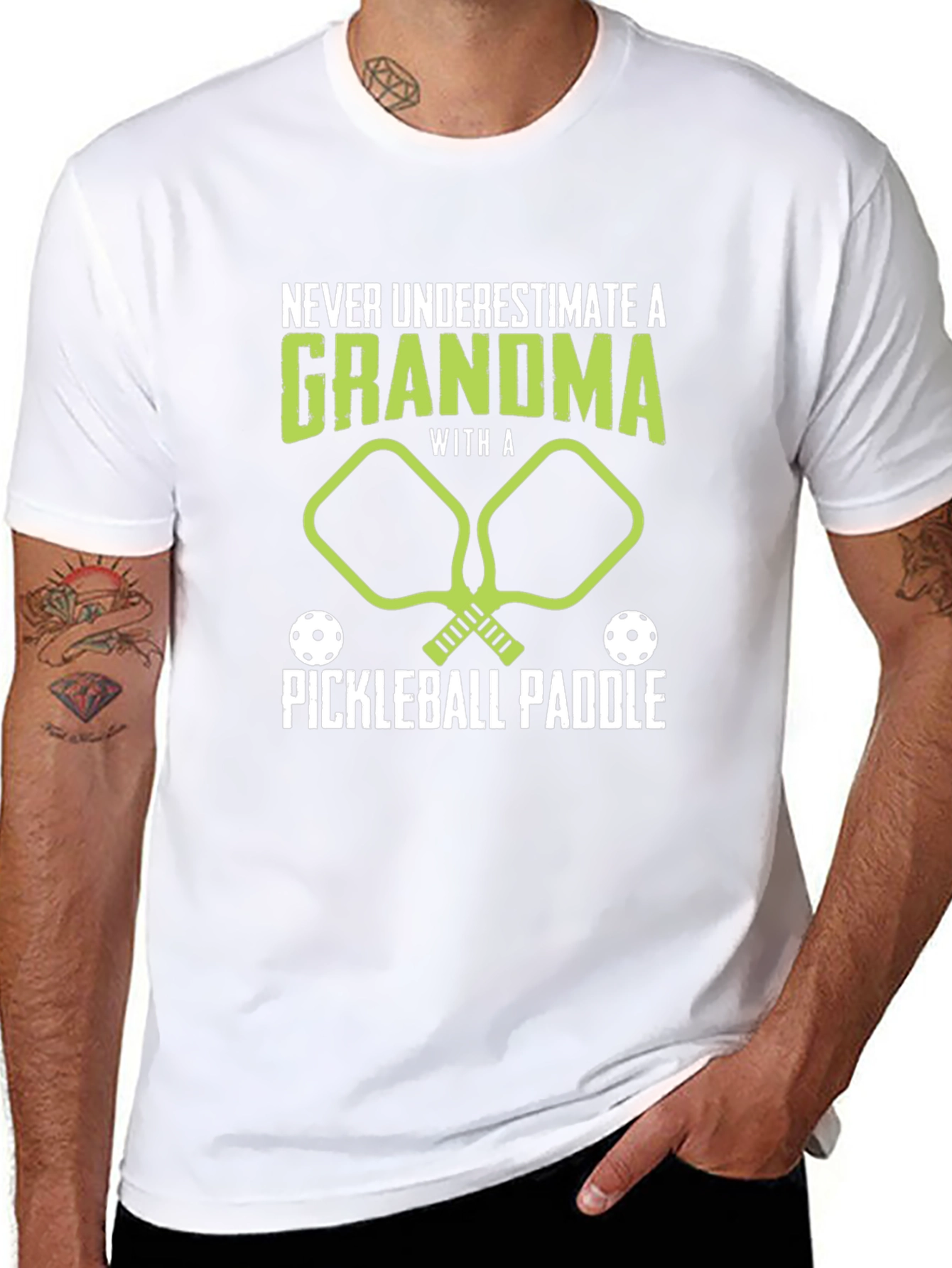 Grandma Pickleball Paddle T-Shirt