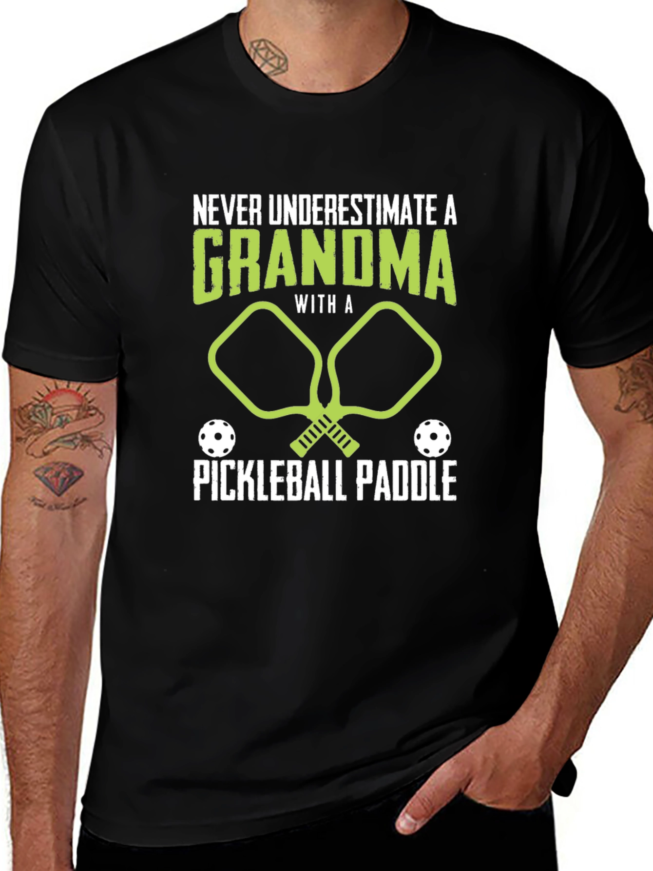 Grandma Pickleball Paddle T-Shirt