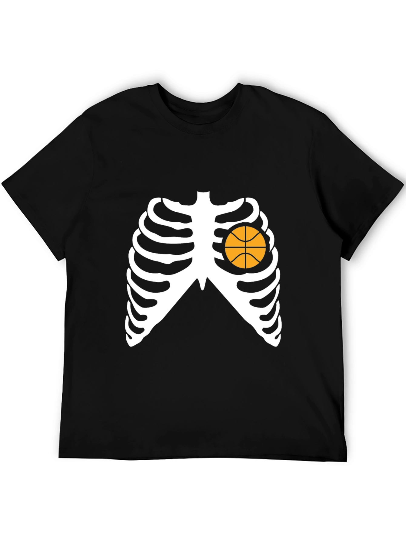 Basketball Heart Skeleton T-Shirt